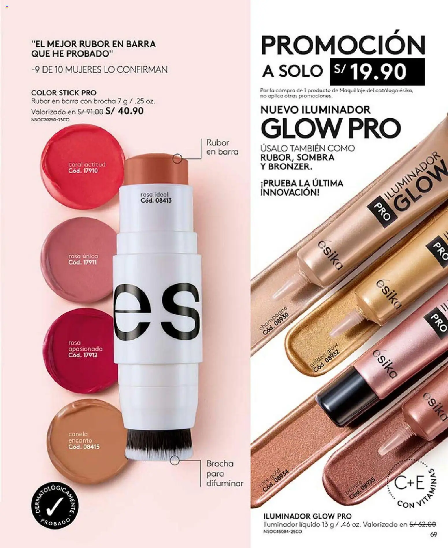 Catálogo Ésika válido desde 04.04.2026 | Página: 69 | Productos: Brocha, Maquillaje, Rubor