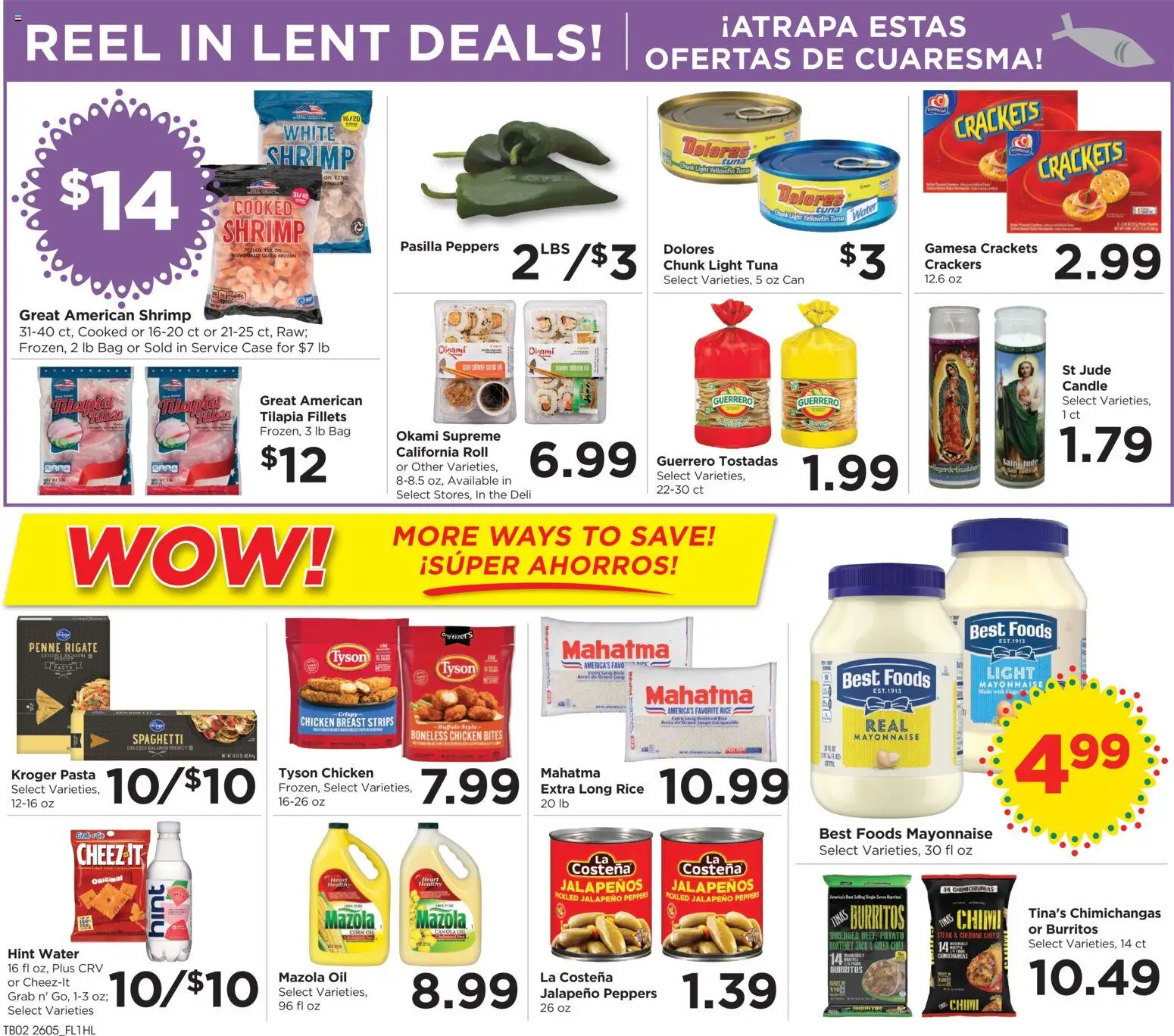 Food 4 Less Weekly Ad - valid from 04.03.2026 | Page: 3 | Products: Jalapeno peppers, Rice, Pasta, Case
