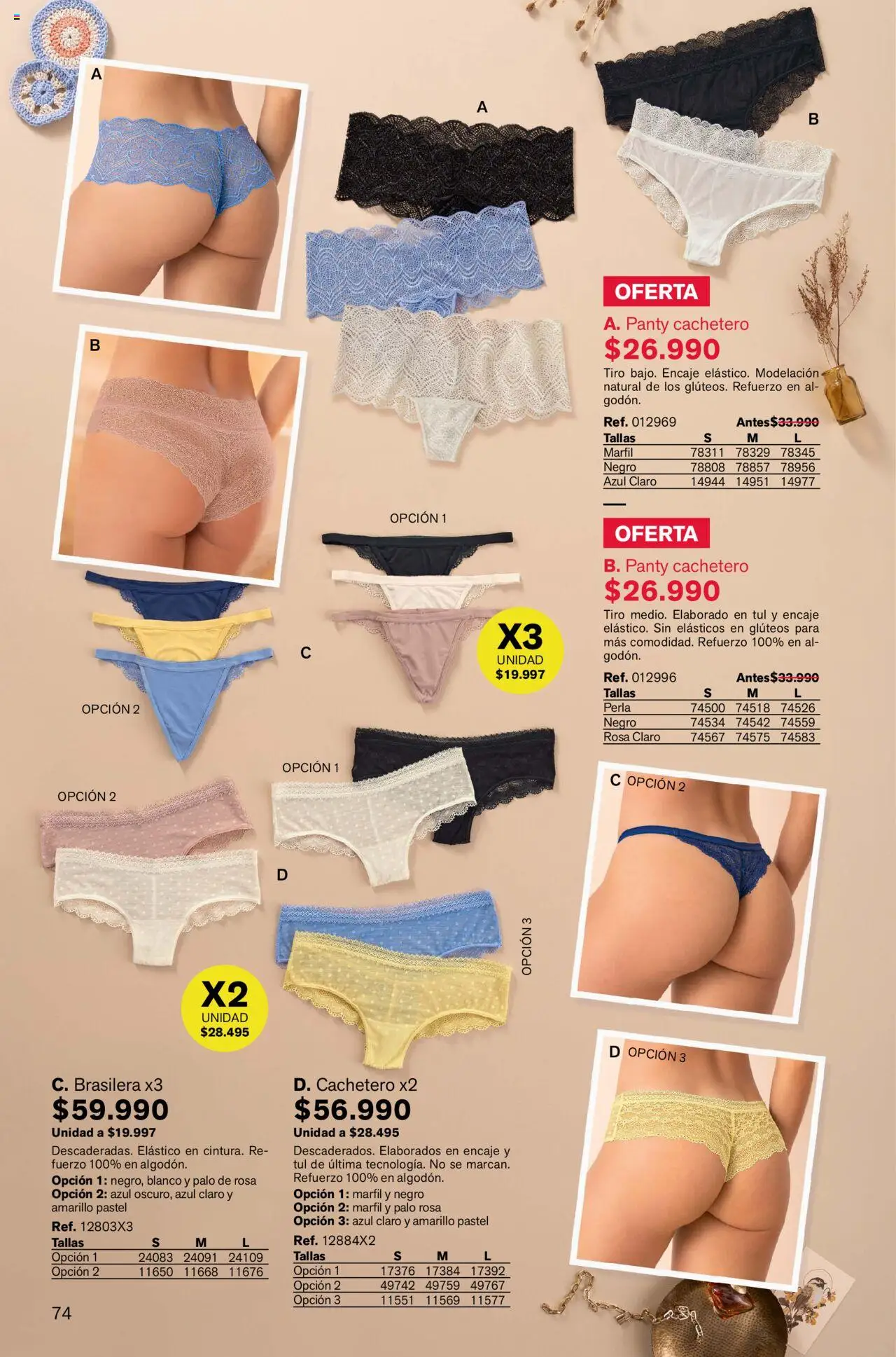 Leonisa revista - valida desde el 12.09.2025 | Página: 74 | Productos: Esponja, Cachetero