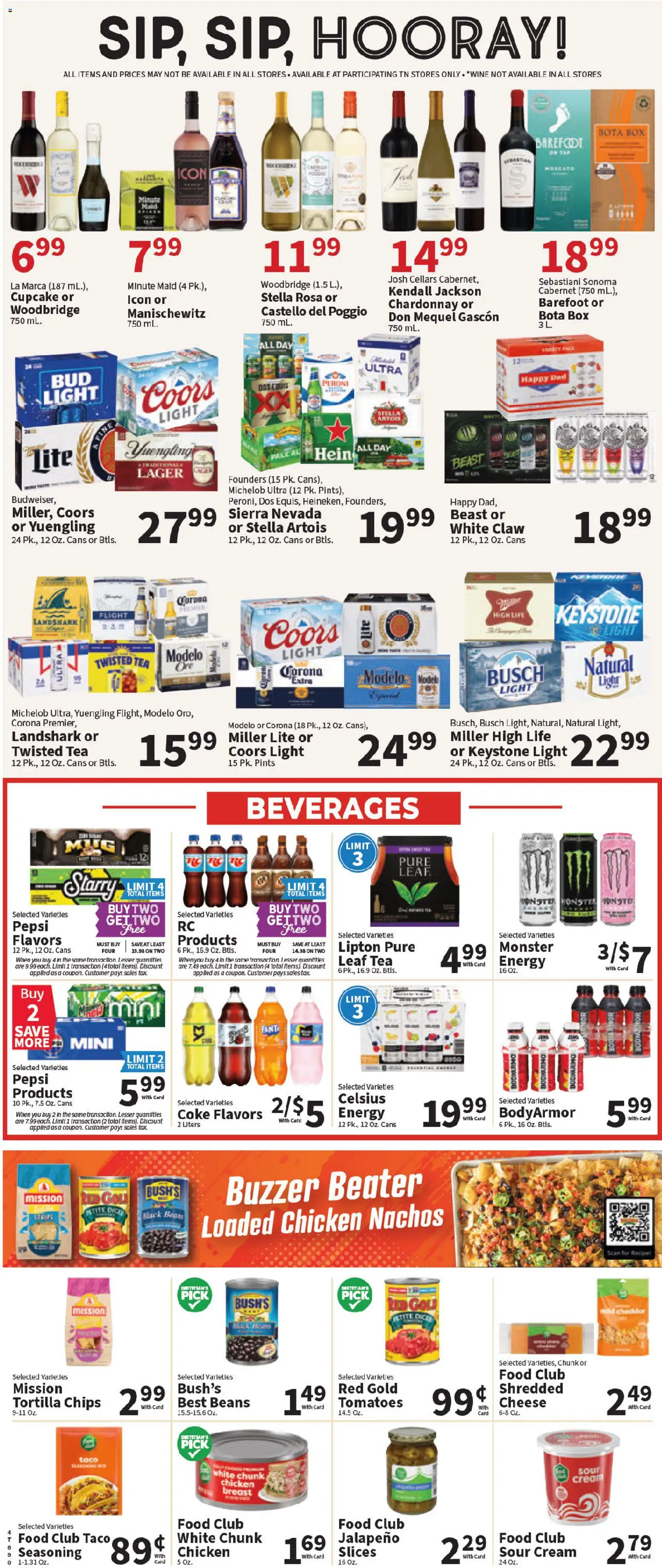 Food City Weekly Ad - valid from 27.03.2026 | Page: 6 | Products: Box, Cheese, Tea, Cupcake
