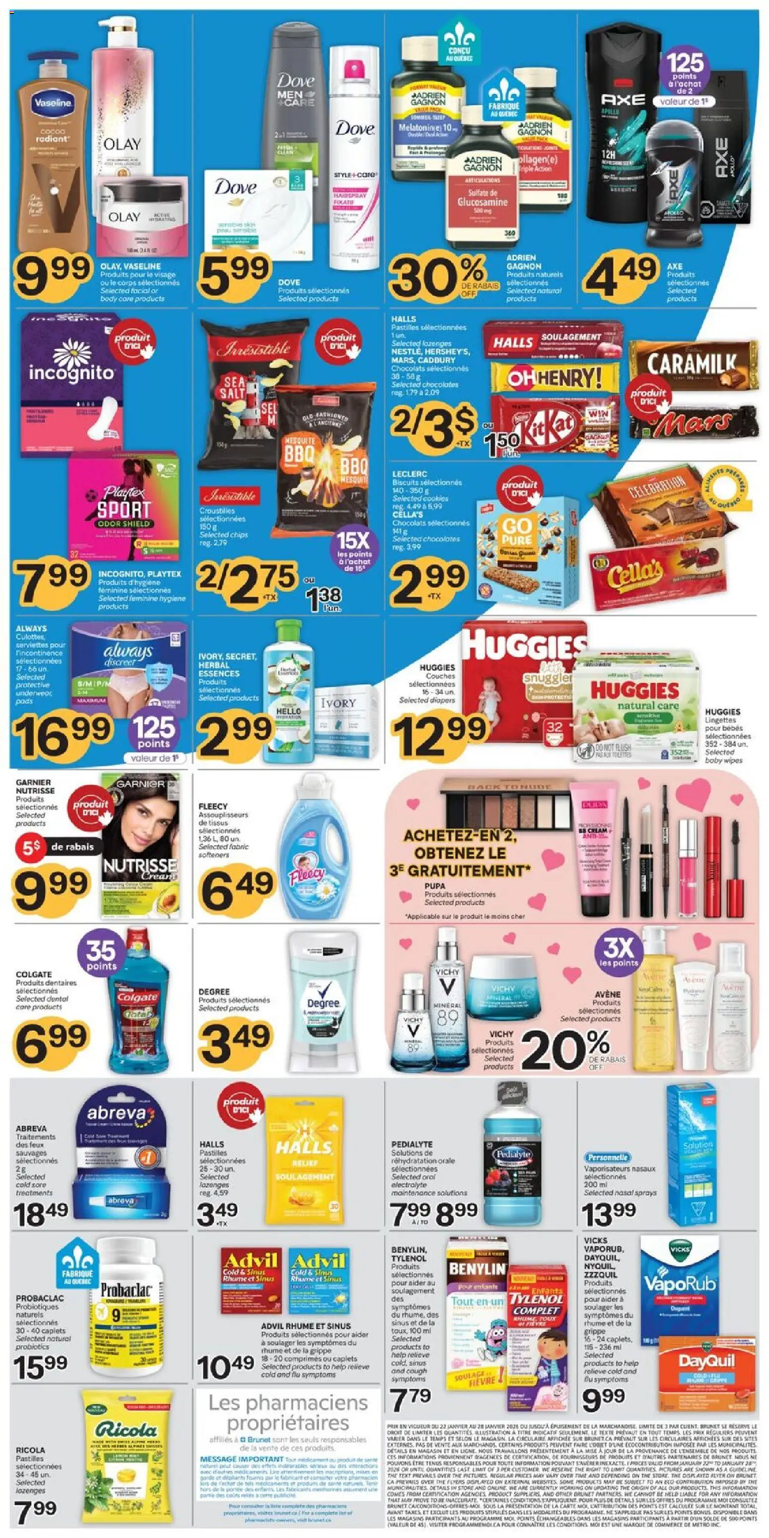 Brunet flyer valid from 22.01.2026 | Page: 2 | Products: Chips, Cream, BB cream, Underwear