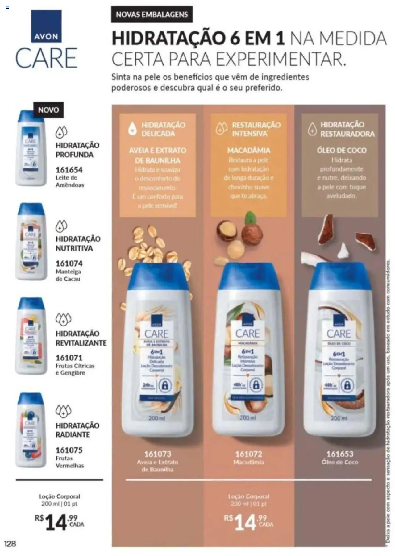 Avon Folheto - válido de 26.09.2025 | Página: 128 | Produtos: Gengibre, Desodorante, Amêndoas, Óleo de coco