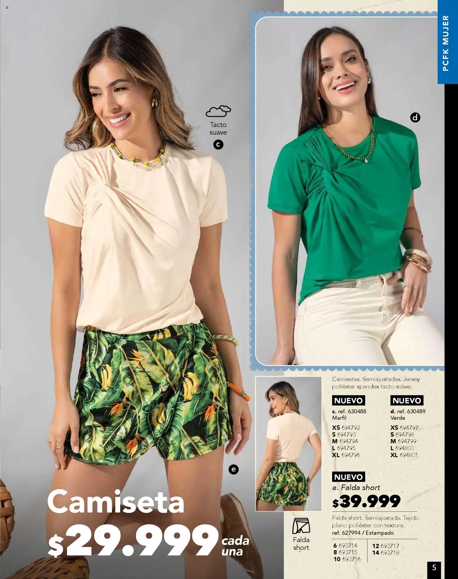 Pacifika revista - valida desde el 01.11.2025 | Página: 5 | Productos: Falda, Short, Camiseta