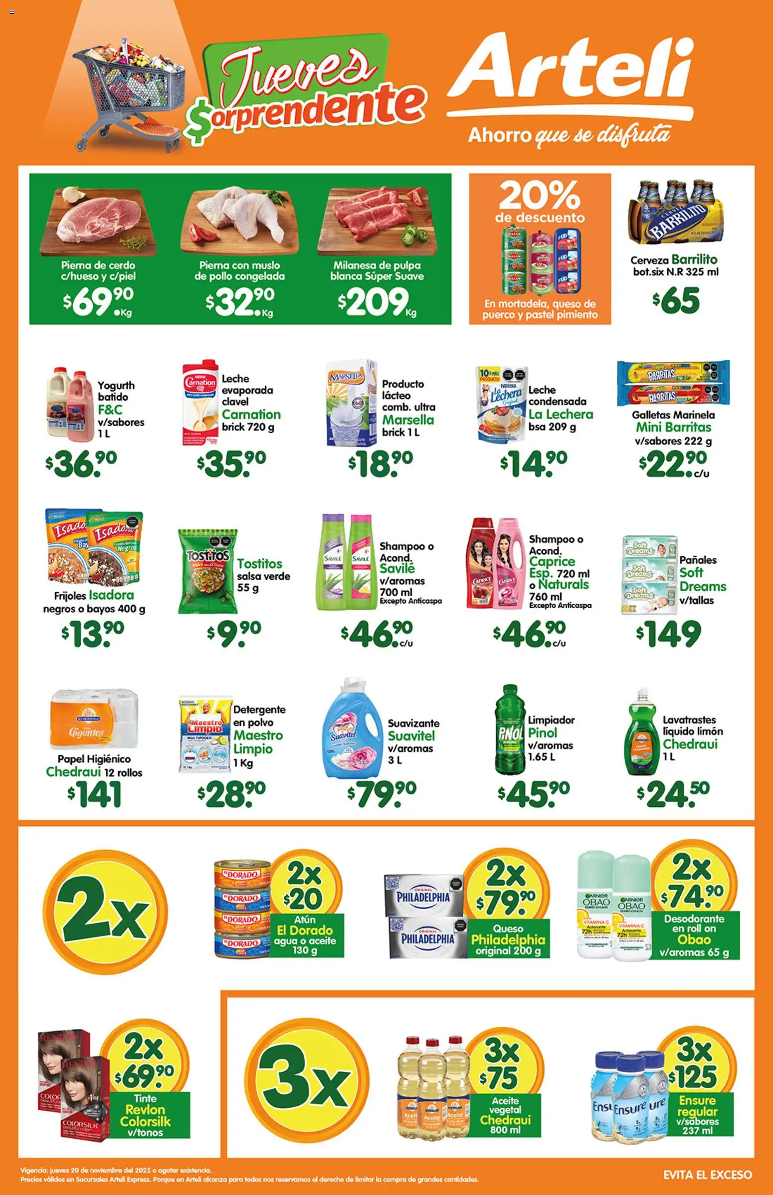 Nuevas ofertas de Arteli válidas en toda la República Mexicana desde el 20.11.2025. ¡Encuentra las mejores ofertas en Arteli folleto Express! | Página: 1