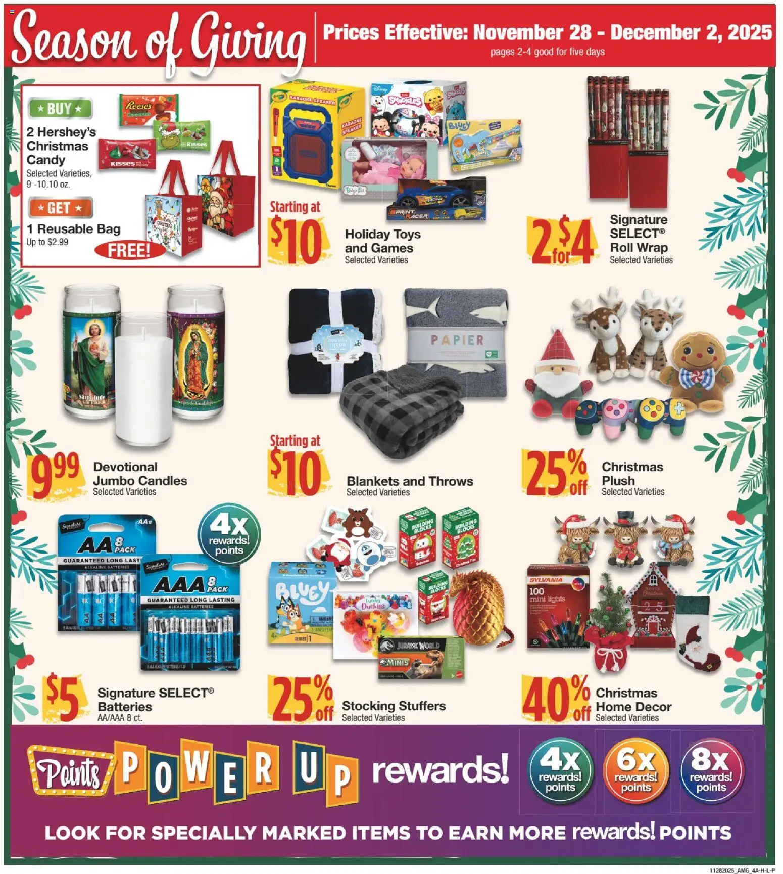United Supermarkets Ad - valid from 28.11.2025 | Page: 4 | Products: Bag, Speaker