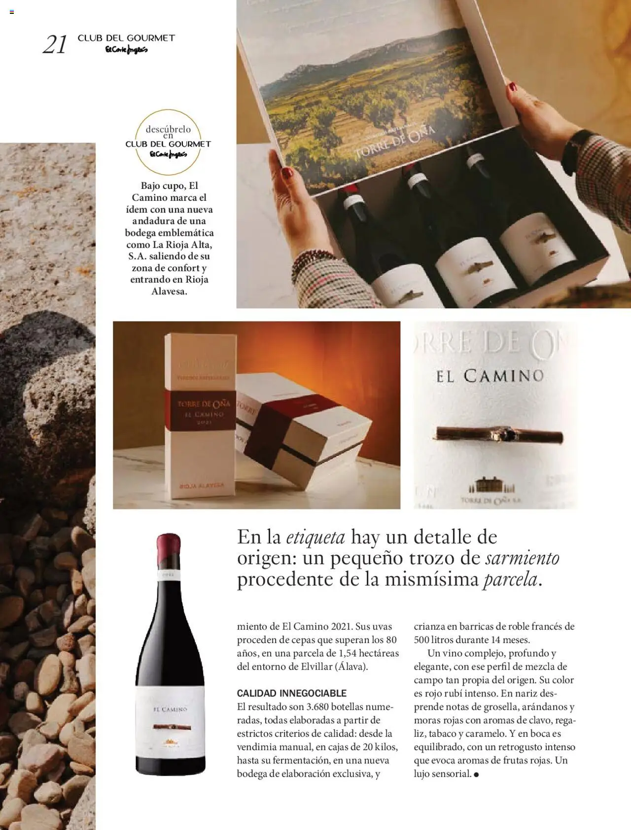 Nuevas ofertas de El Corte Inglés válidas en toda la República Mexicana desde el 27.06.2025. ¡Encuentra las mejores ofertas en El Corte Inglés Gourmet Magazin! | Página: 21 | Productos: Arándanos, Perfil, Vino