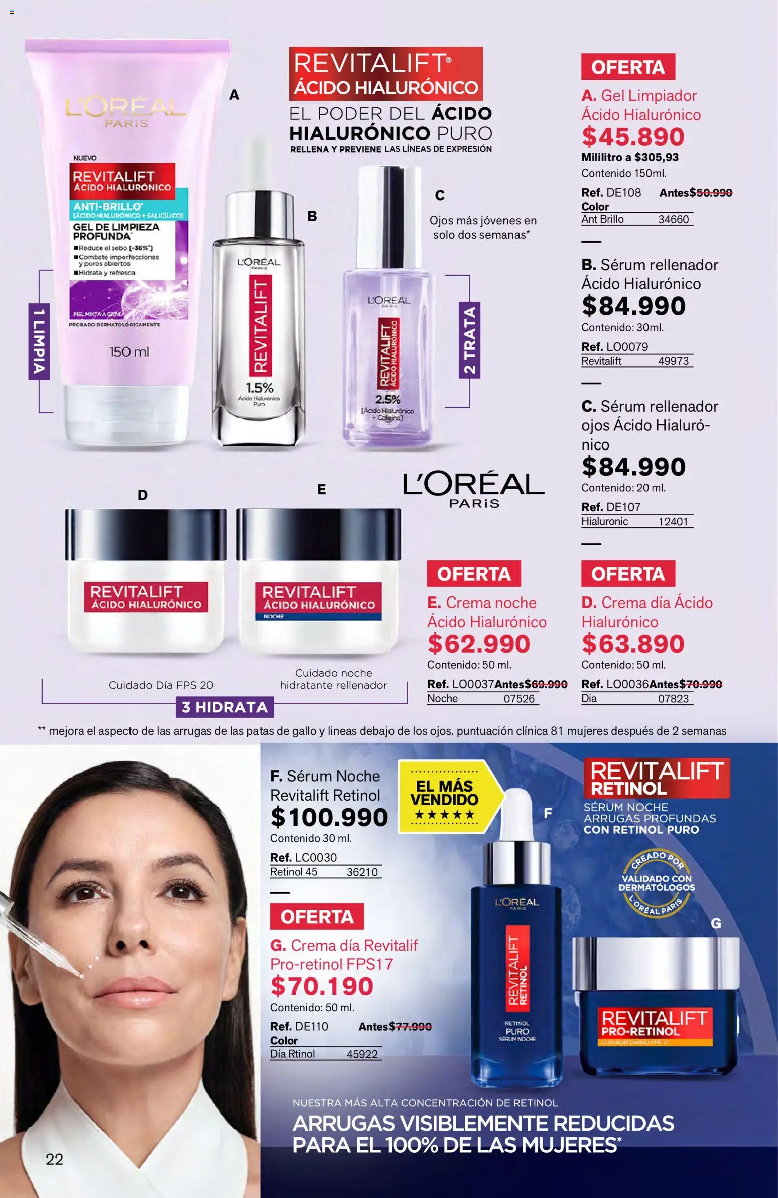 Leonisa revista - valida desde el 16.03.2026 | Página: 22 | Productos: Crema, Serum, Brillo, Limpiador