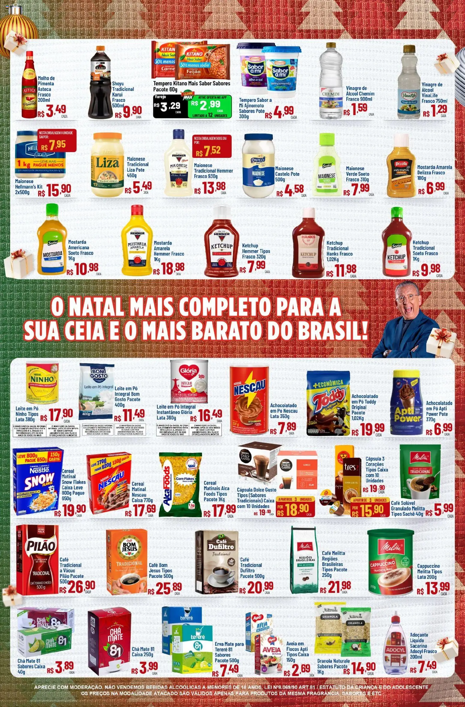 Max Atacadista Folheto - válido de 15.12.2025 | Página: 3 | Produtos: Pimenta, Chá, Aveia, Maionese