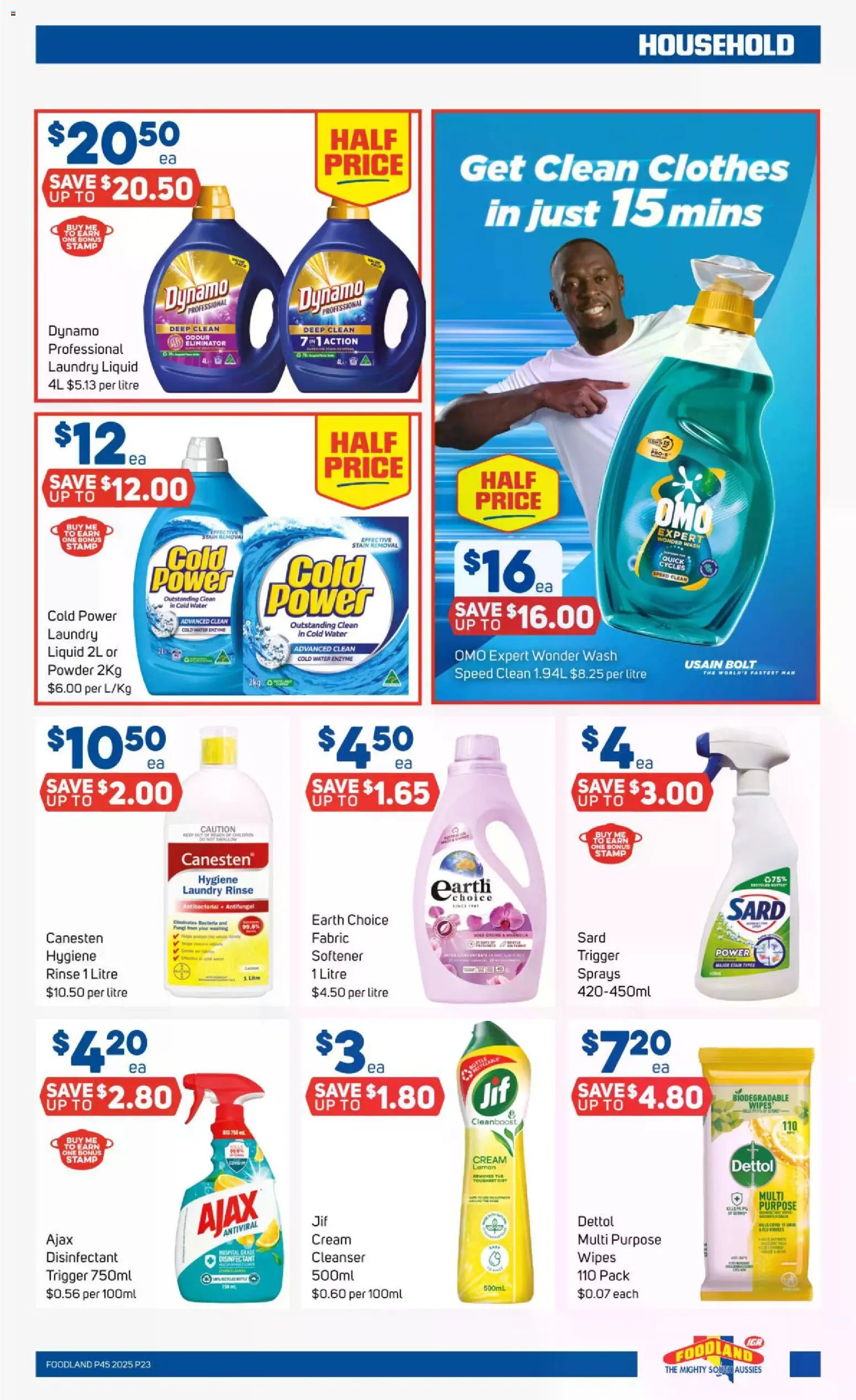 Foodland catalogue - valid from 05.11.2025 | Page: 23 | Products: Household, Cream, Water, Laundry