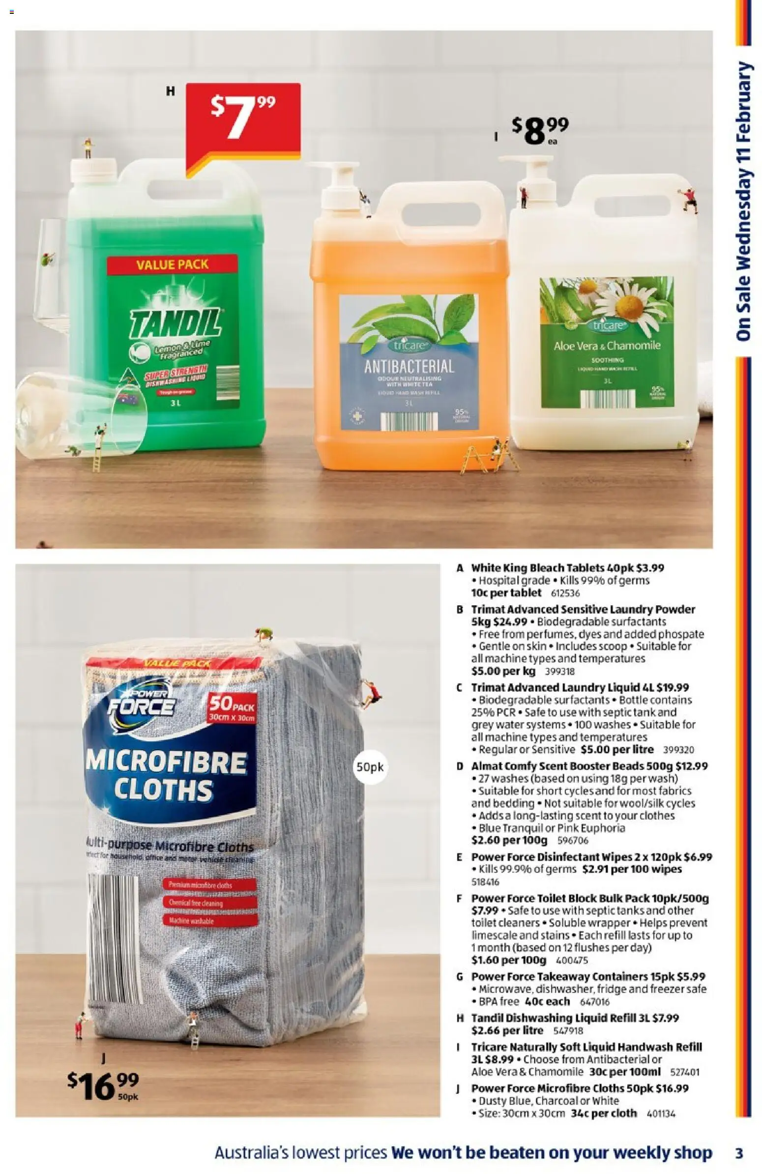 Aldi catalogue - valid from 11.02.2026 | Page: 3 | Products: Toilet, Tea, Lemon, Freezer