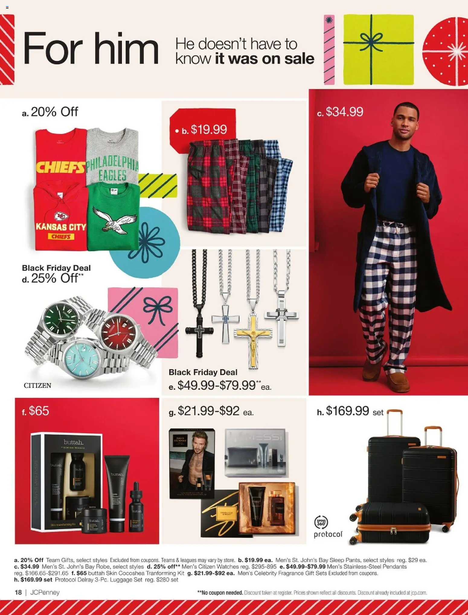 JCPenney Holiday Gift Guide - valid from 05.11.2025 | Page: 18 | Products: Watches, Fragrance