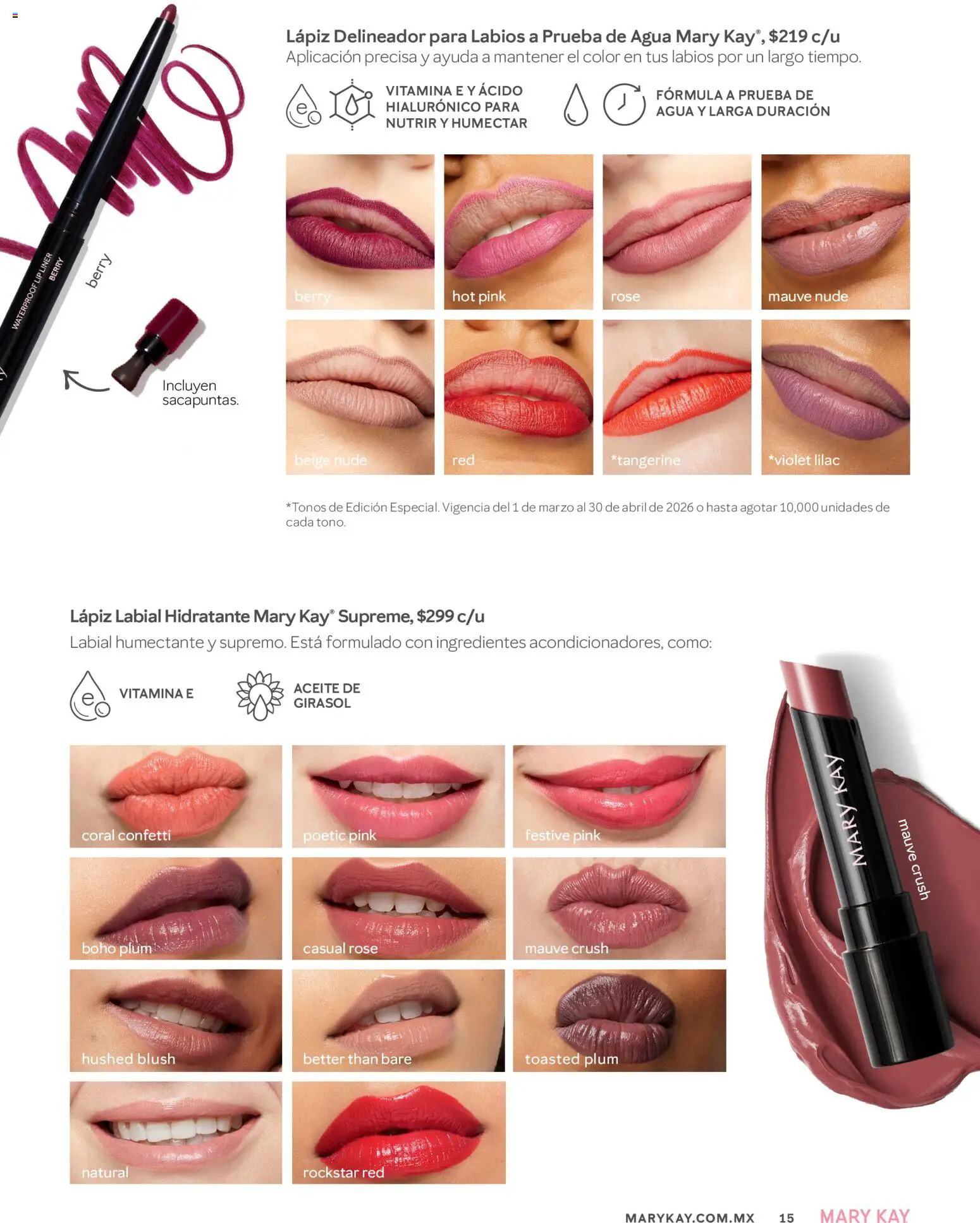 Nuevas ofertas de Mary Kay válidas en toda la República Mexicana desde el 01.04.2026. ¡Encuentra las mejores ofertas en Catálogo Mary Kay Abril 2026! | Página: 15