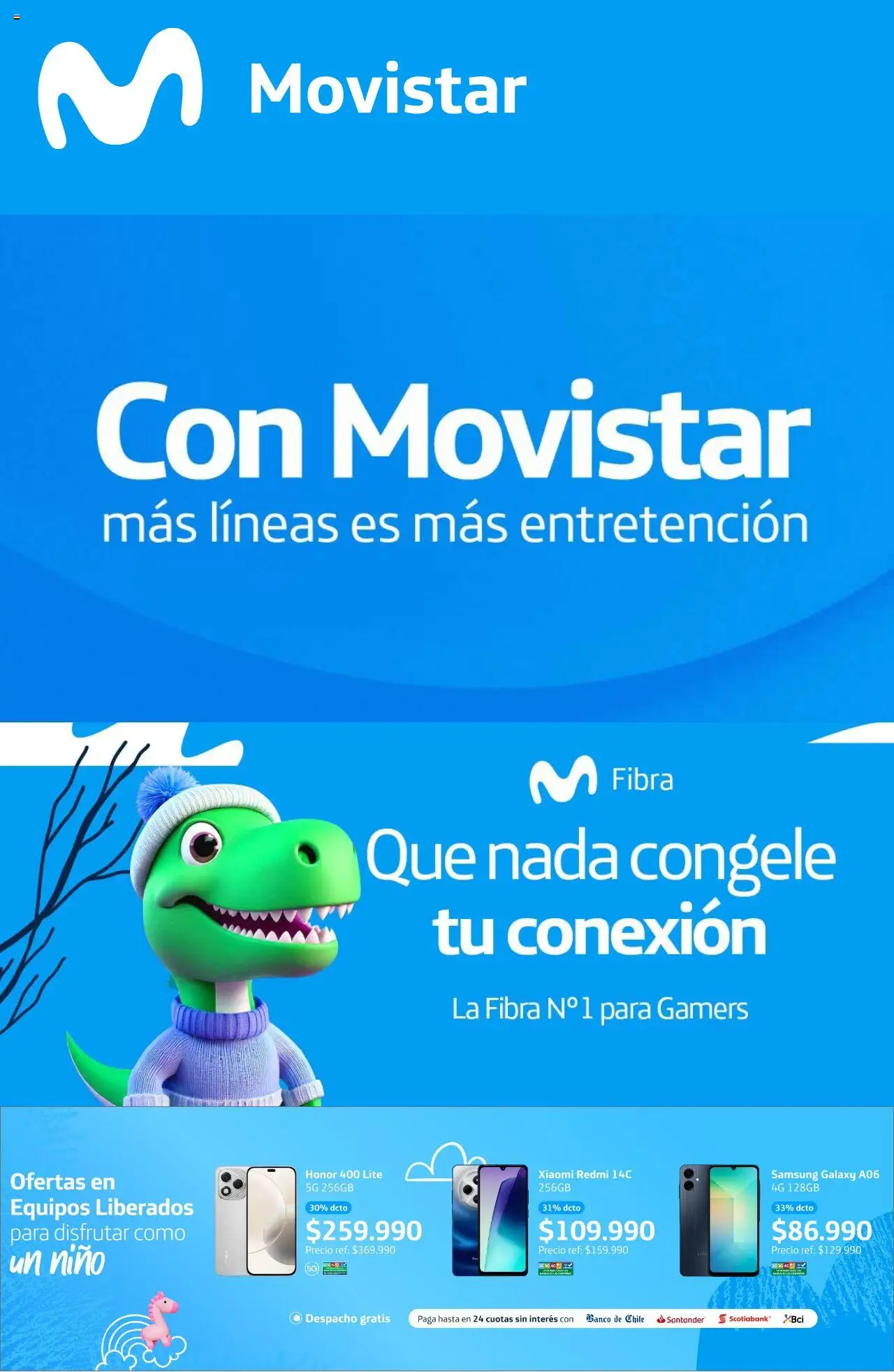 Movistar ofertas  │ válido desde el 05.08.2025 | Página: 1 | Productos: Banco