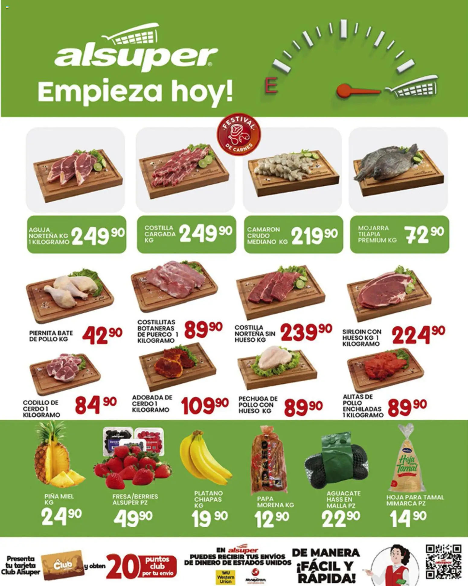 Nuevas ofertas de Alsuper válidas en toda la República Mexicana desde el 30.01.2026. ¡Encuentra las mejores ofertas en Alsuper folleto Durango! | Página: 8 | Productos: Pollo, Aguacate, Cerdo, Malla