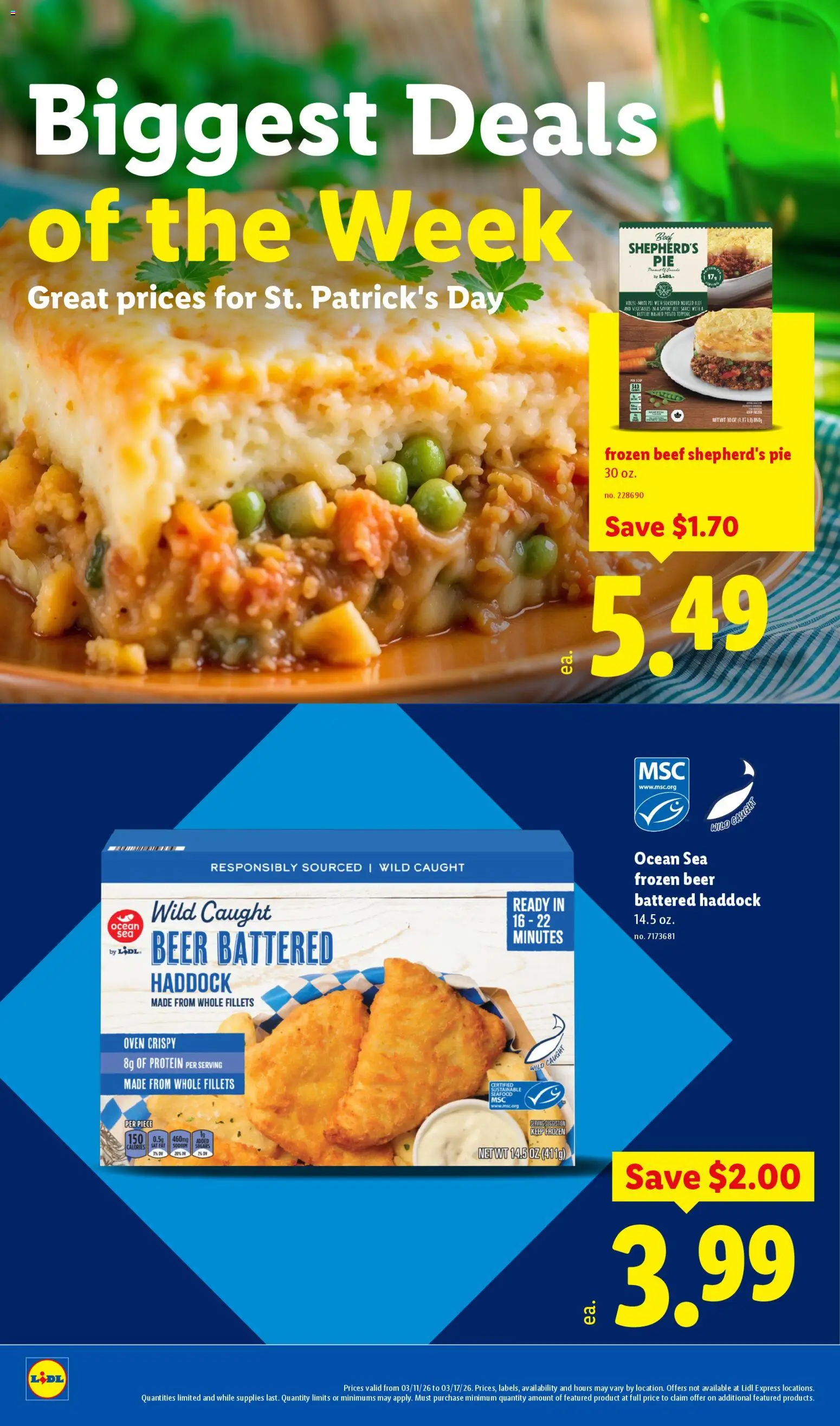 Lidl Weekly Ad - valid from 11.03.2026 | Page: 6 | Products: Beef, Vegetables, Seafood, Oven