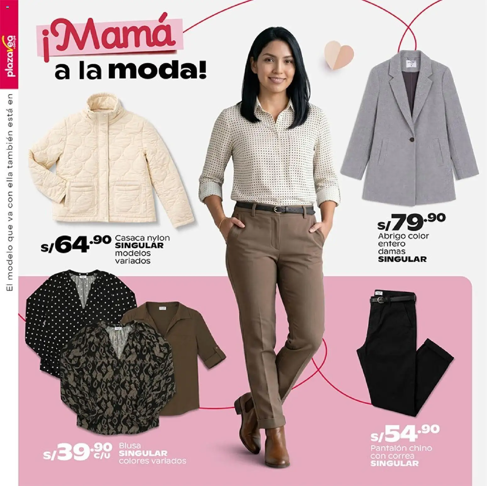Catálogo Plaza Vea válido desde 27.04.2026 | Página: 14 | Productos: Blusa, Abrigo