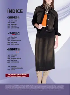 Vista previa de Andrea catálogo Outlet, nuevo folleto de la tienda, válido en México a partir del 02.11.2025 | Página: 2 | Productos: Ropa, Ropa interior, Banco, Lenceria