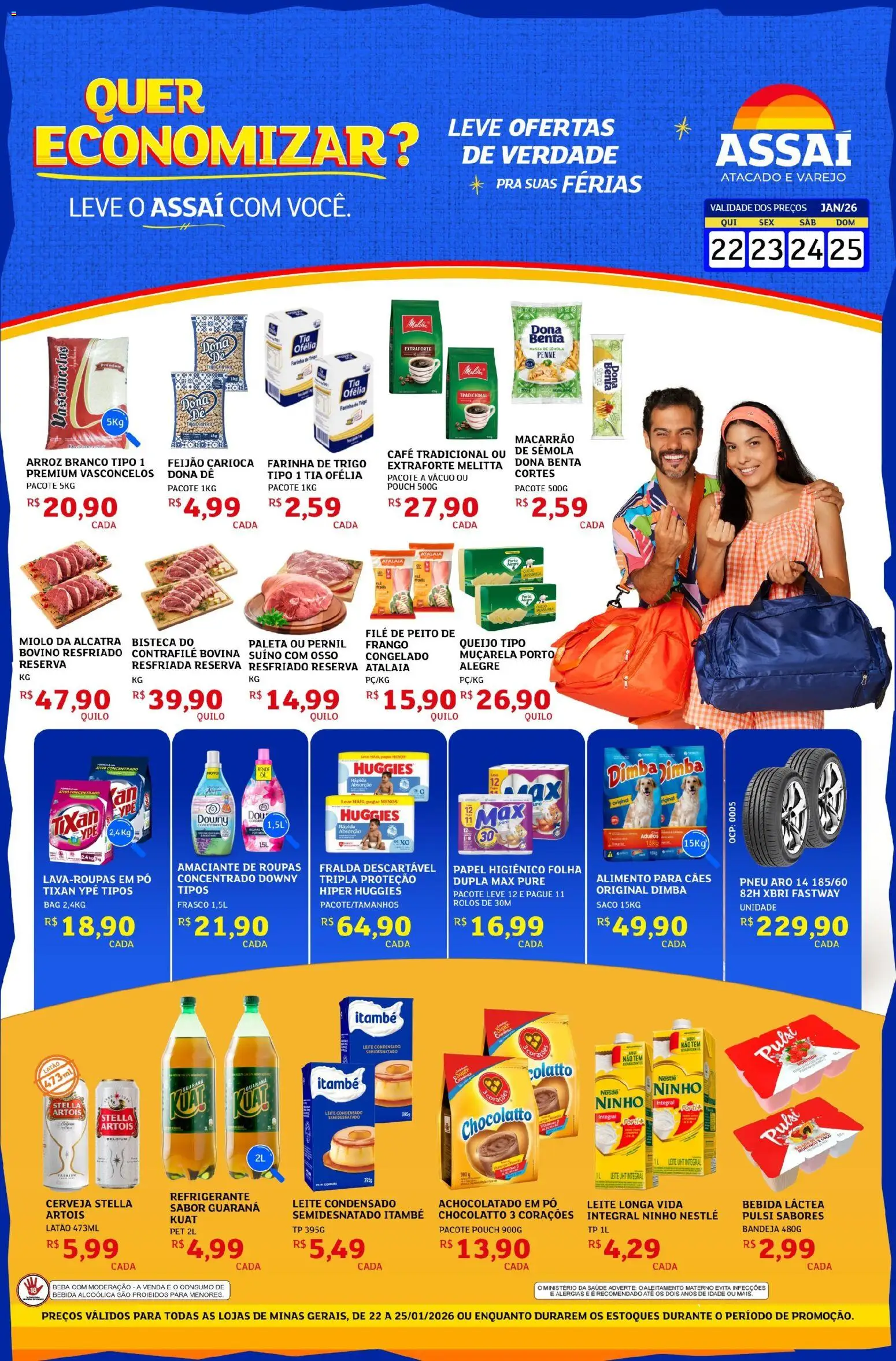 Assaí Atacadista Folheto - válido de 22.01.2026 | Página: 1