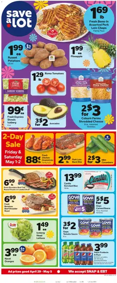 Preview of Save a Lot weekly ads valid from 29.04.2026