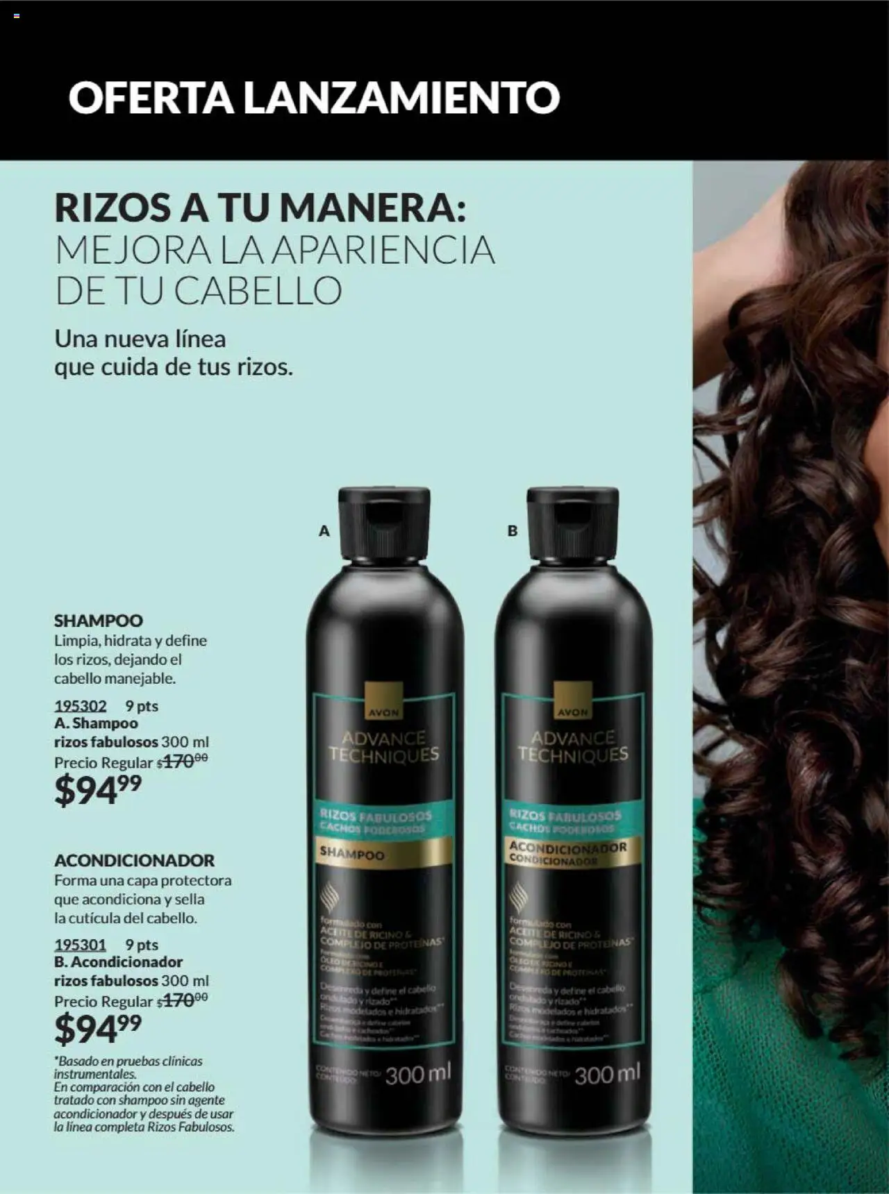 Nuevas ofertas de AVON válidas en toda la República Mexicana desde el 09.10.2025. ¡Encuentra las mejores ofertas en AVON - Campaña 16 2025! | Página: 192 | Productos: Aceite, Acondicionador