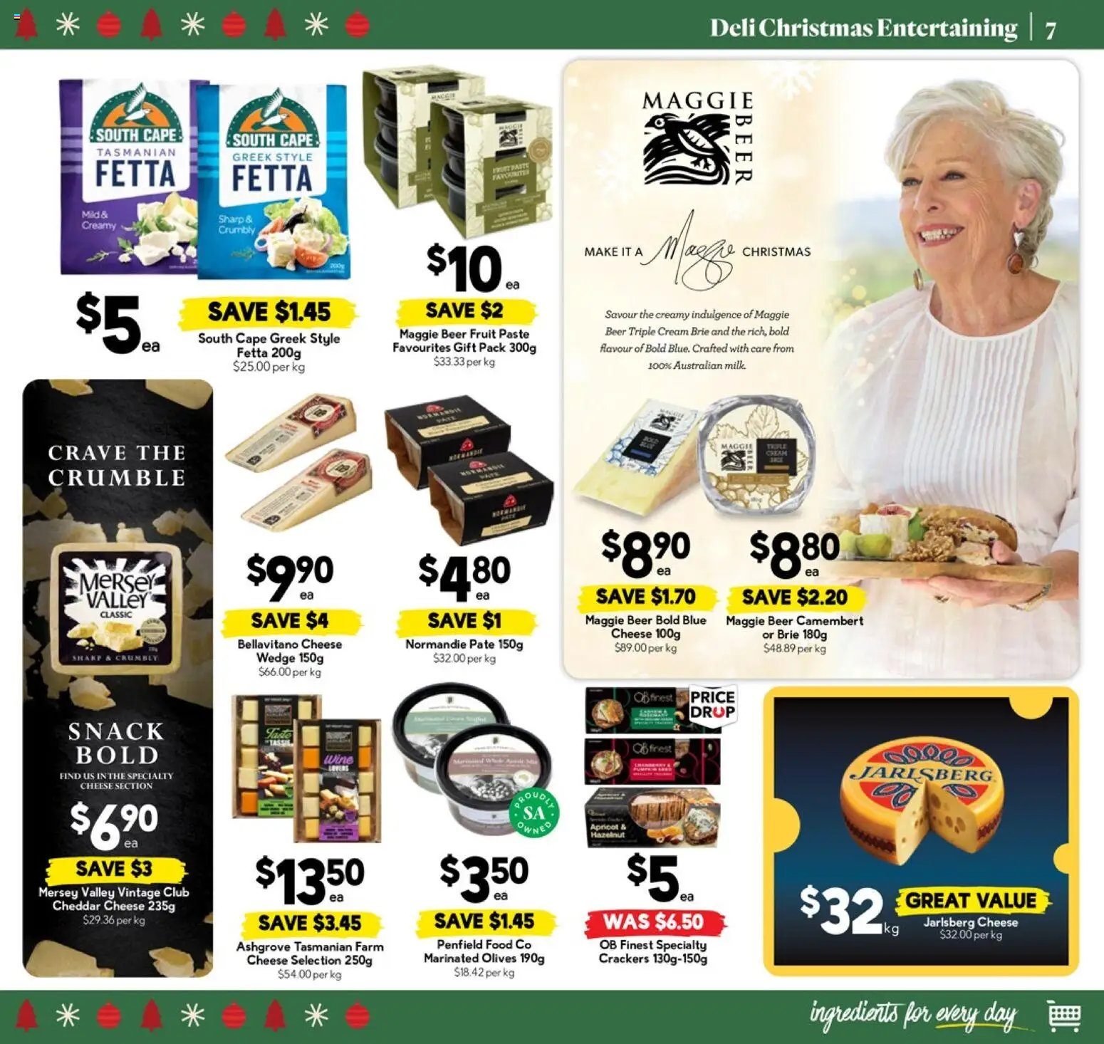 Drakes catalogue - valid from 10.12.2025 | Page: 7 | Products: Crackers, Beer, Olives, Cream
