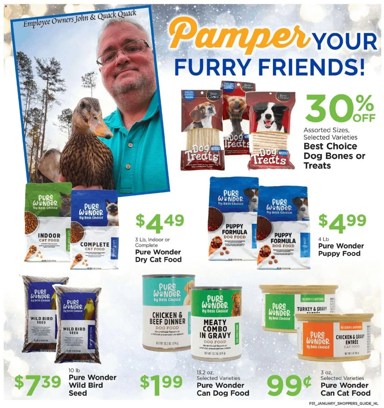 Homeland Bring Savings Home Shopper's Guide - valid from 01.01.2026 | Page: 31 | Products: Dog Food, Cat Food, Beef