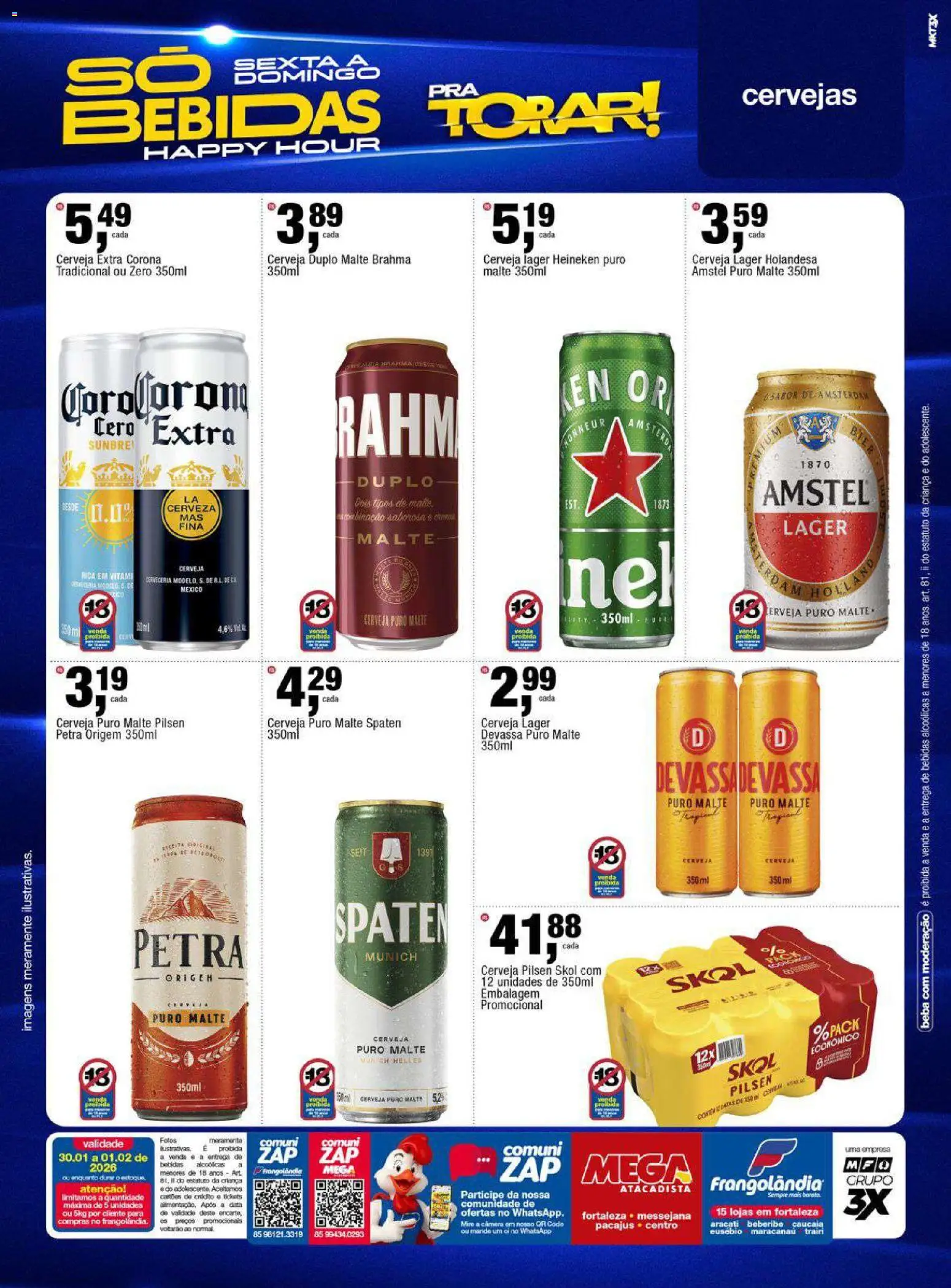 Frangolândia Folheto - válido de 30.01.2026 | Página: 10 | Produtos: Cerveja, Heineken, Câmera
