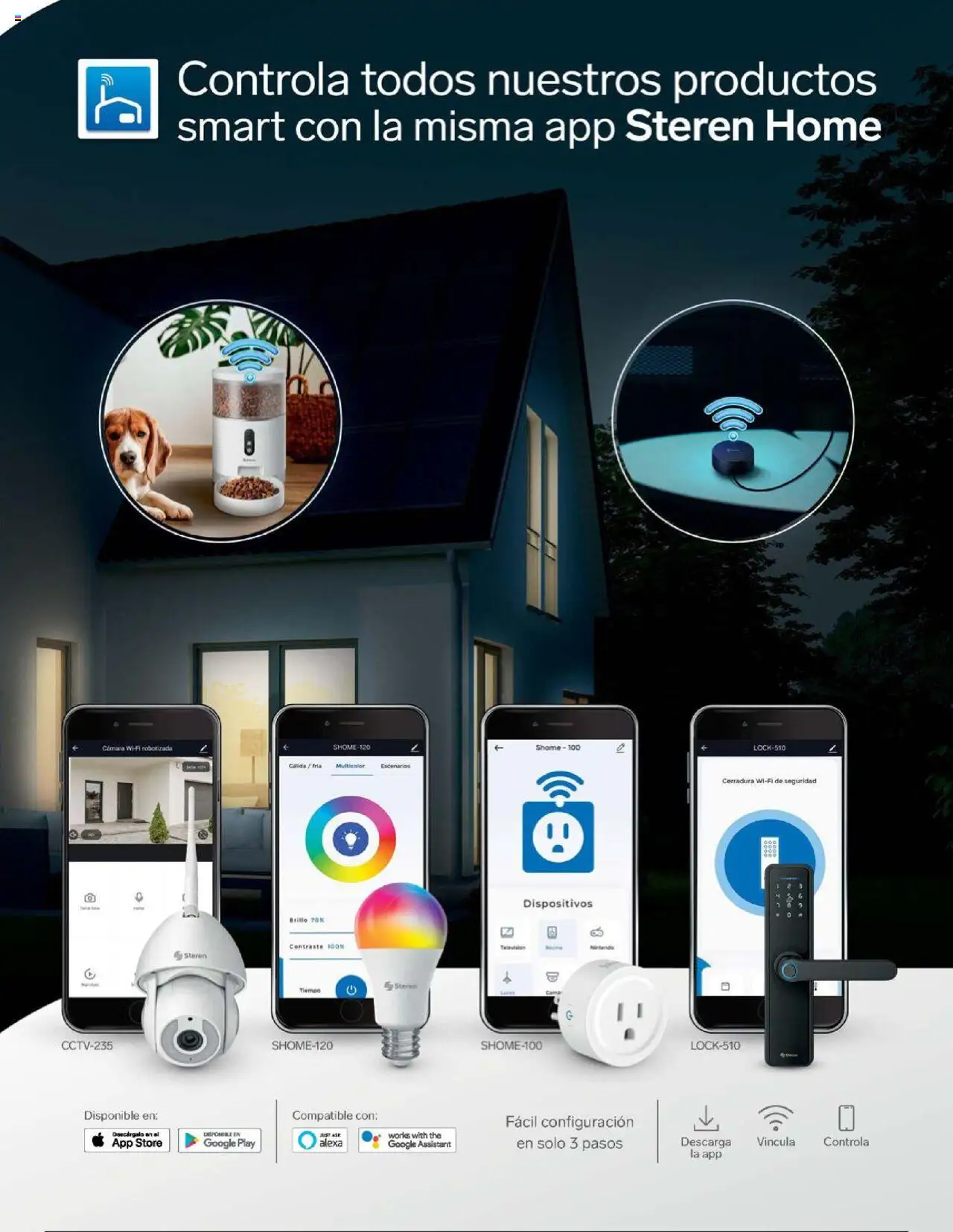 Nuevas ofertas de Steren válidas en toda la República Mexicana desde el 01.01.2025. ¡Encuentra las mejores ofertas en Steren catálogo! | Página: 69 | Productos: Brillo, Cámara, Cerradura, Cama