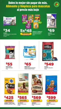 Vista previa de Bodega Aurrerá - Folleto Alimento y limpieza para mascotas, nuevo folleto de la tienda, válido en México a partir del 24.07.2025