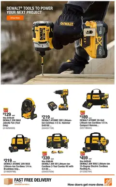 Preview of Home Depot weekly ads valid from 30.10.2025 | Page: 10 | Products: Hammer, Fan