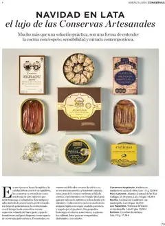 Vista previa de El Corte Inglés catálogo El Placer De Regalar, nuevo folleto de la tienda, válido en México a partir del 19.11.2025 | Página: 79 | Productos: Aceite de oliva, Mantequilla, Aceite, Despensa