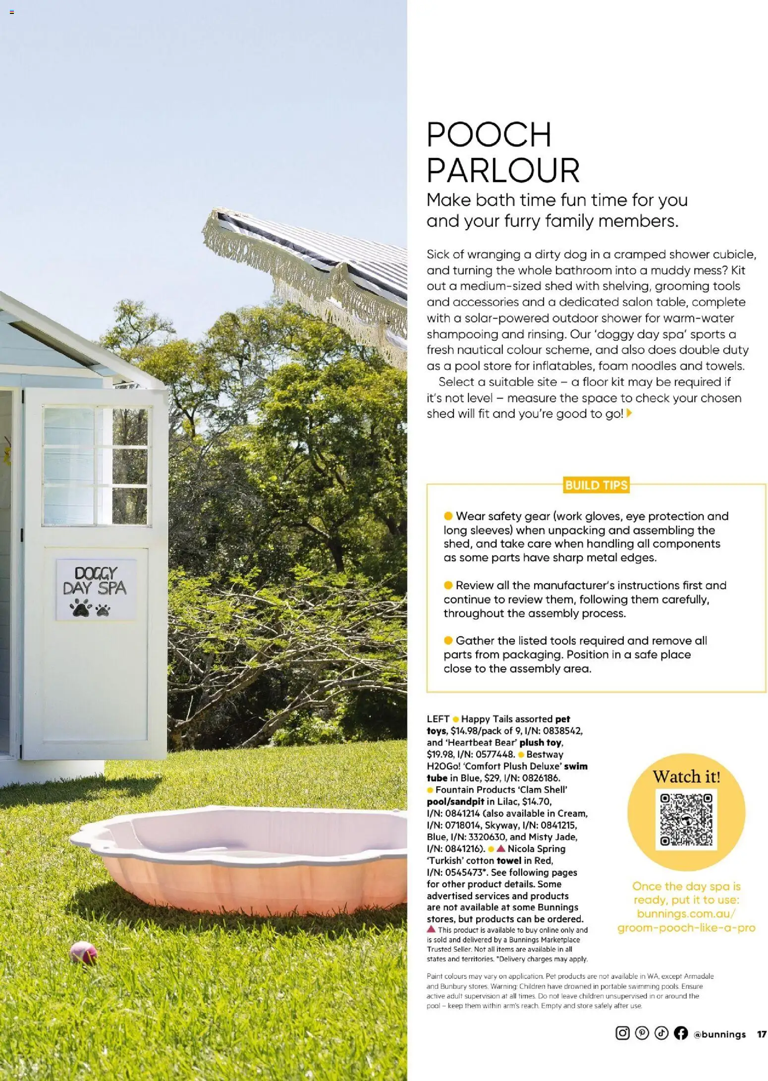 Bunnings Warehouse catalogue - valid from 01.01.2026 | Page: 17 | Products: Shed, Portable, Safe, Tools