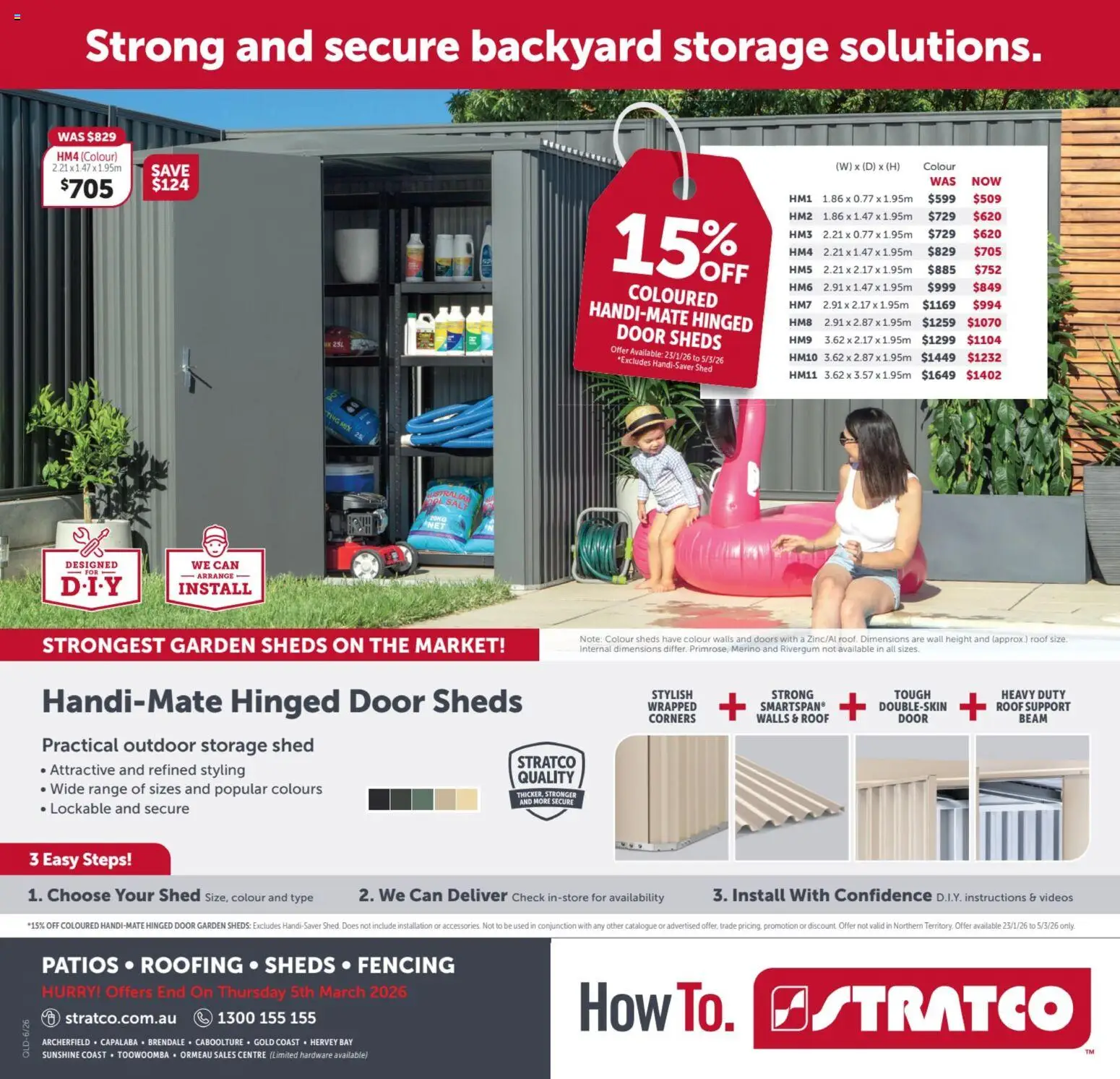 Stratco catalogue - valid from 23.01.2026 | Page: 20 | Products: Door, Shed