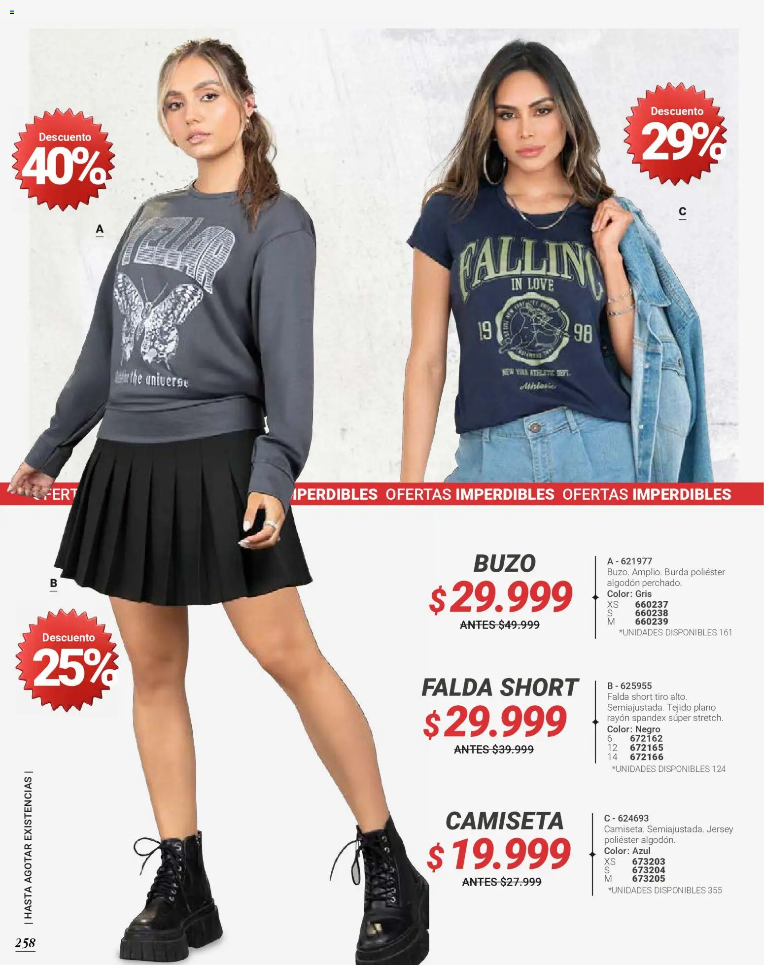 Carmel revista - valida desde el 01.02.2026 | Página: 258 | Productos: Algodón, Short, Buzo, Camiseta
