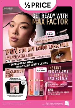 Preview of Priceline Pharmacy  Catalogue  - valid from 16.10.2025 | Page: 11 | Products: Mascara, Lip gloss, Makeup