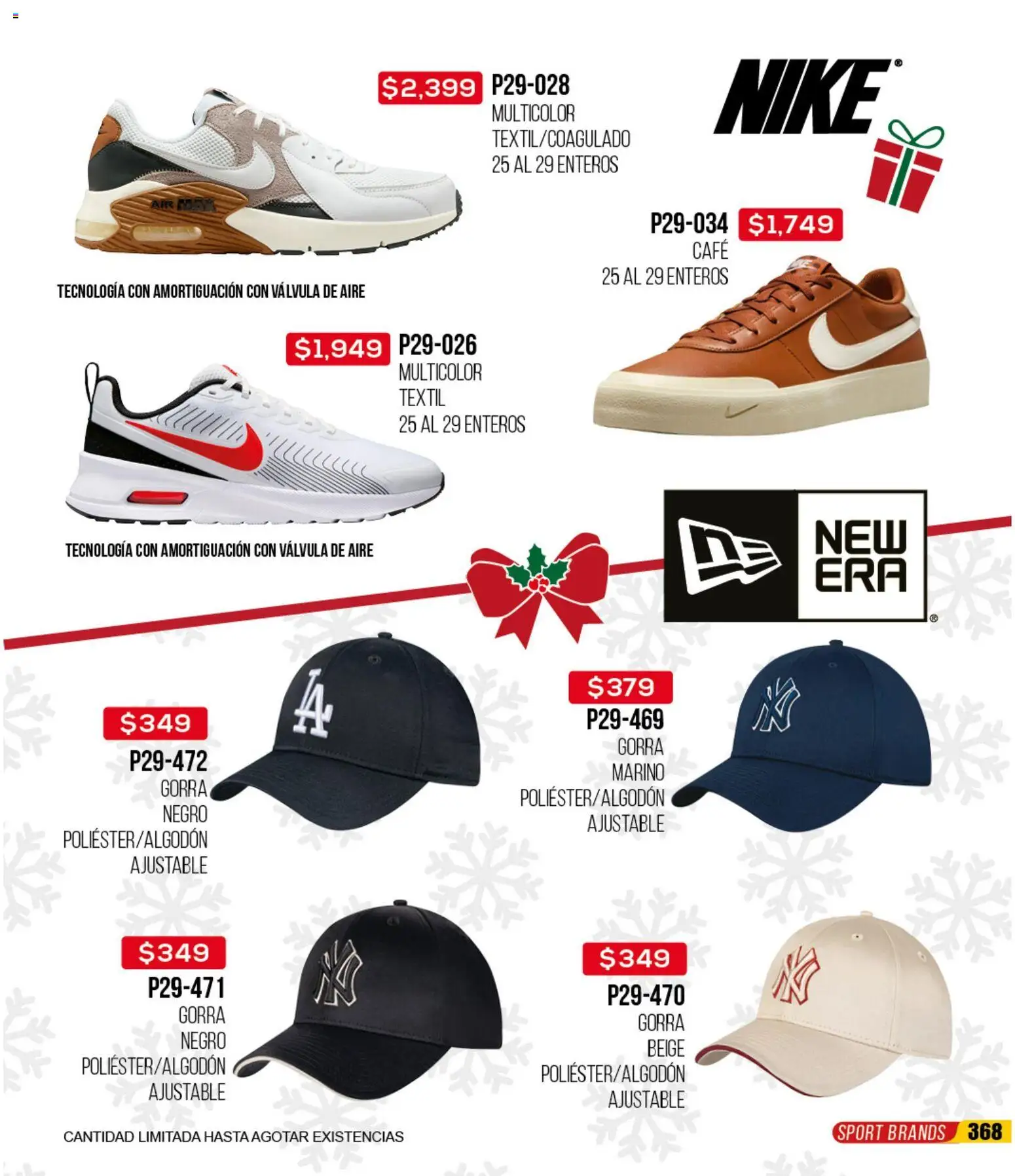 Nuevas ofertas de Cklass válidas en toda la República Mexicana desde el 30.11.2025. ¡Encuentra las mejores ofertas en Cklass catálogo Rebajas Navideñas Calzado! | Página: 369 | Productos: Gorra, Café, Válvula