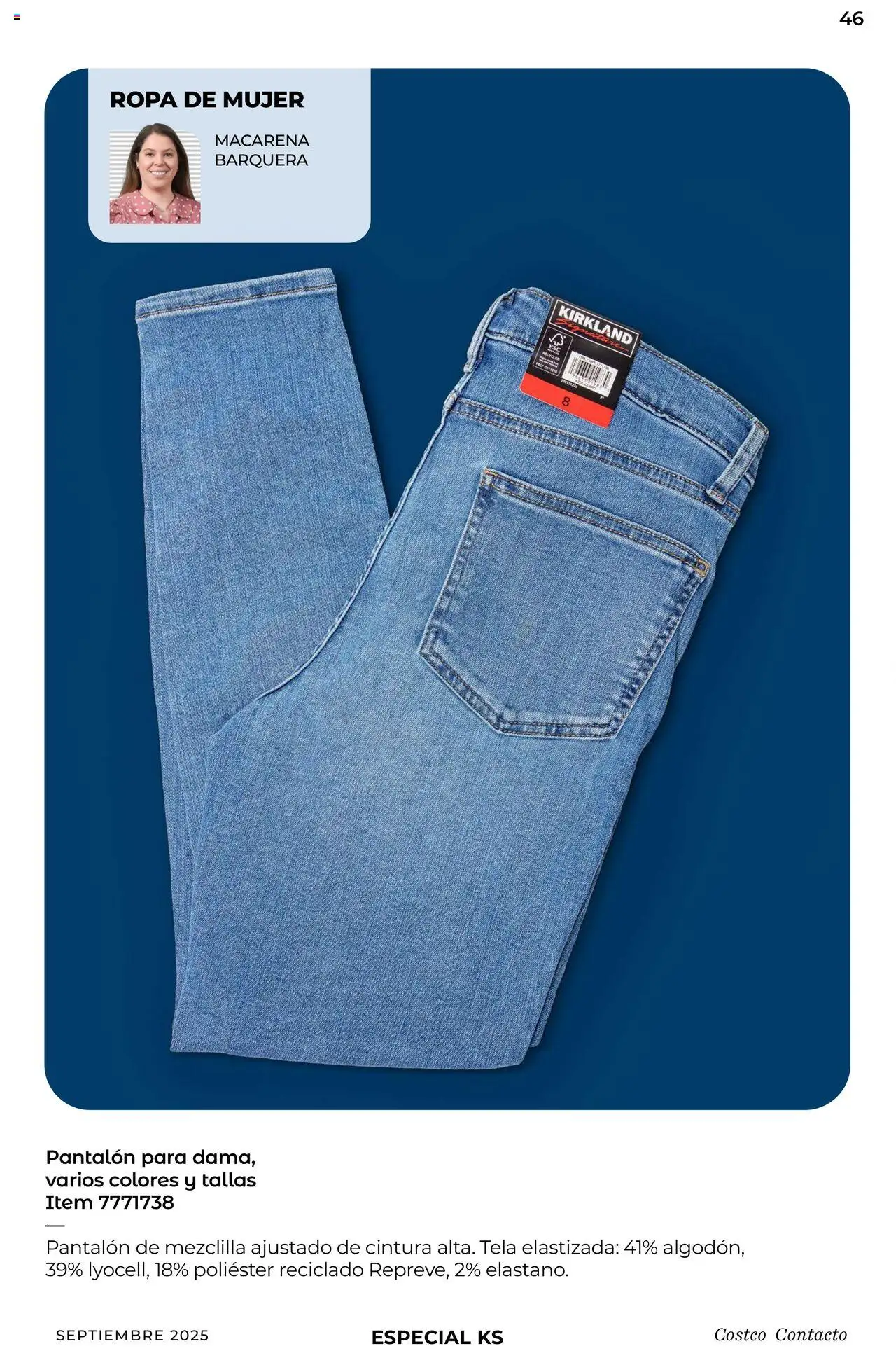 Nuevas ofertas de Costco válidas en toda la República Mexicana desde el 10.09.2025. ¡Encuentra las mejores ofertas en Costco - Catálogo Septiembre! | Página: 46 | Productos: Ropa