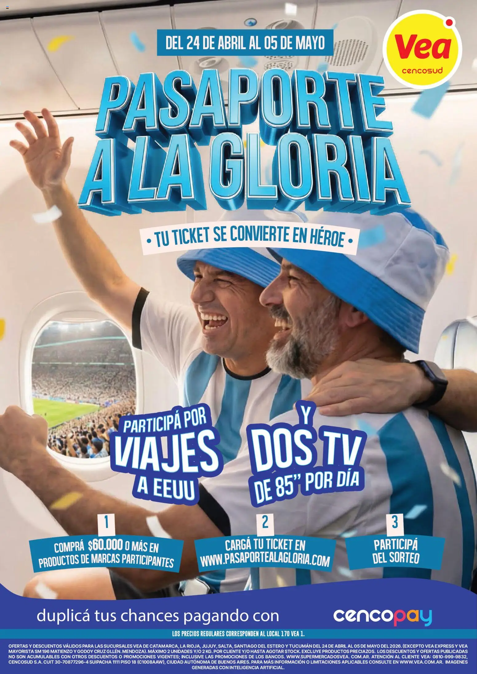 Vea - Oferta Pasaporte a la Gloria │ válido desde el 24.04.2026 | Página: 1