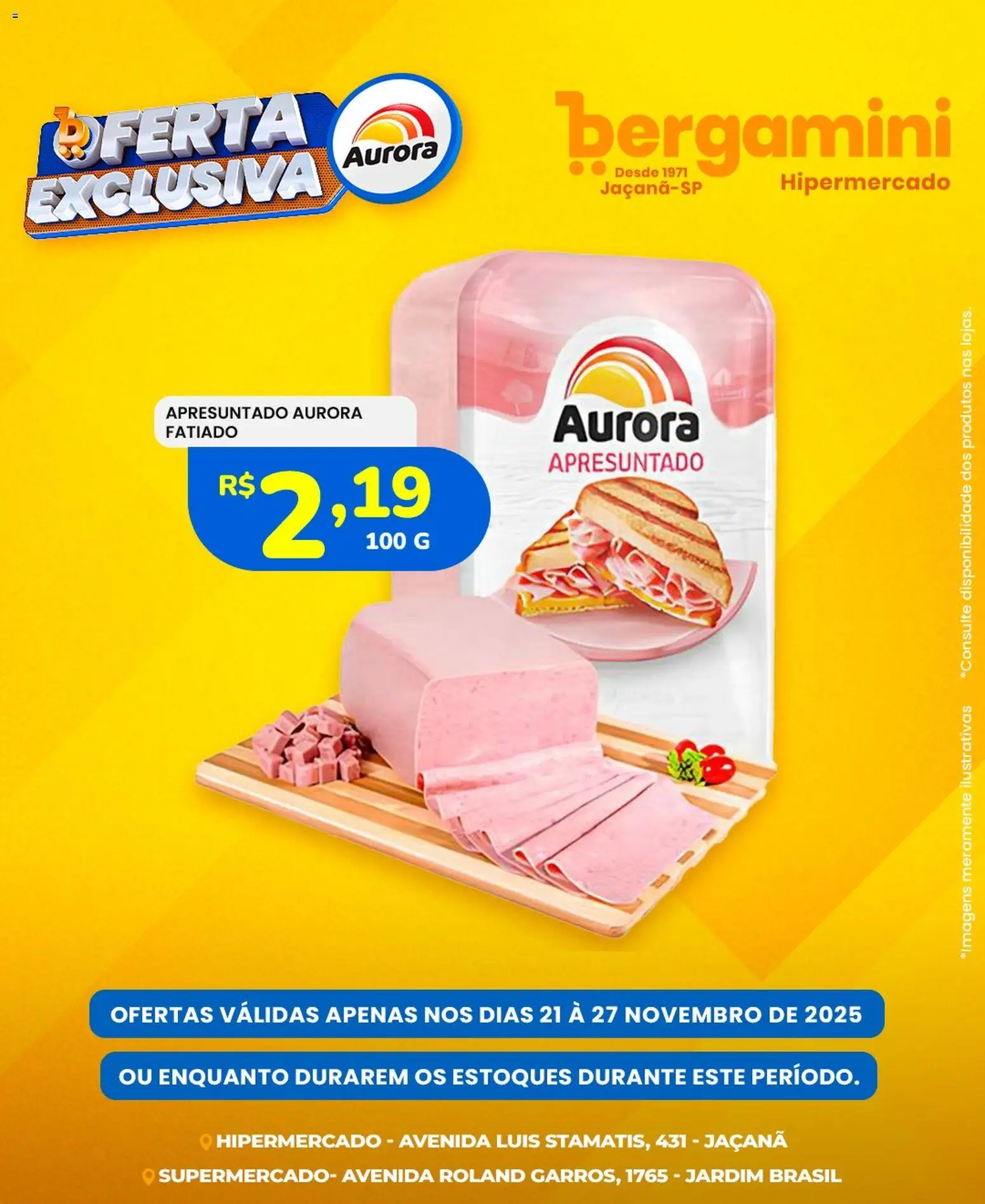Supermercado Bergamini Folheto - válido de 21.11.2025 | Página: 1