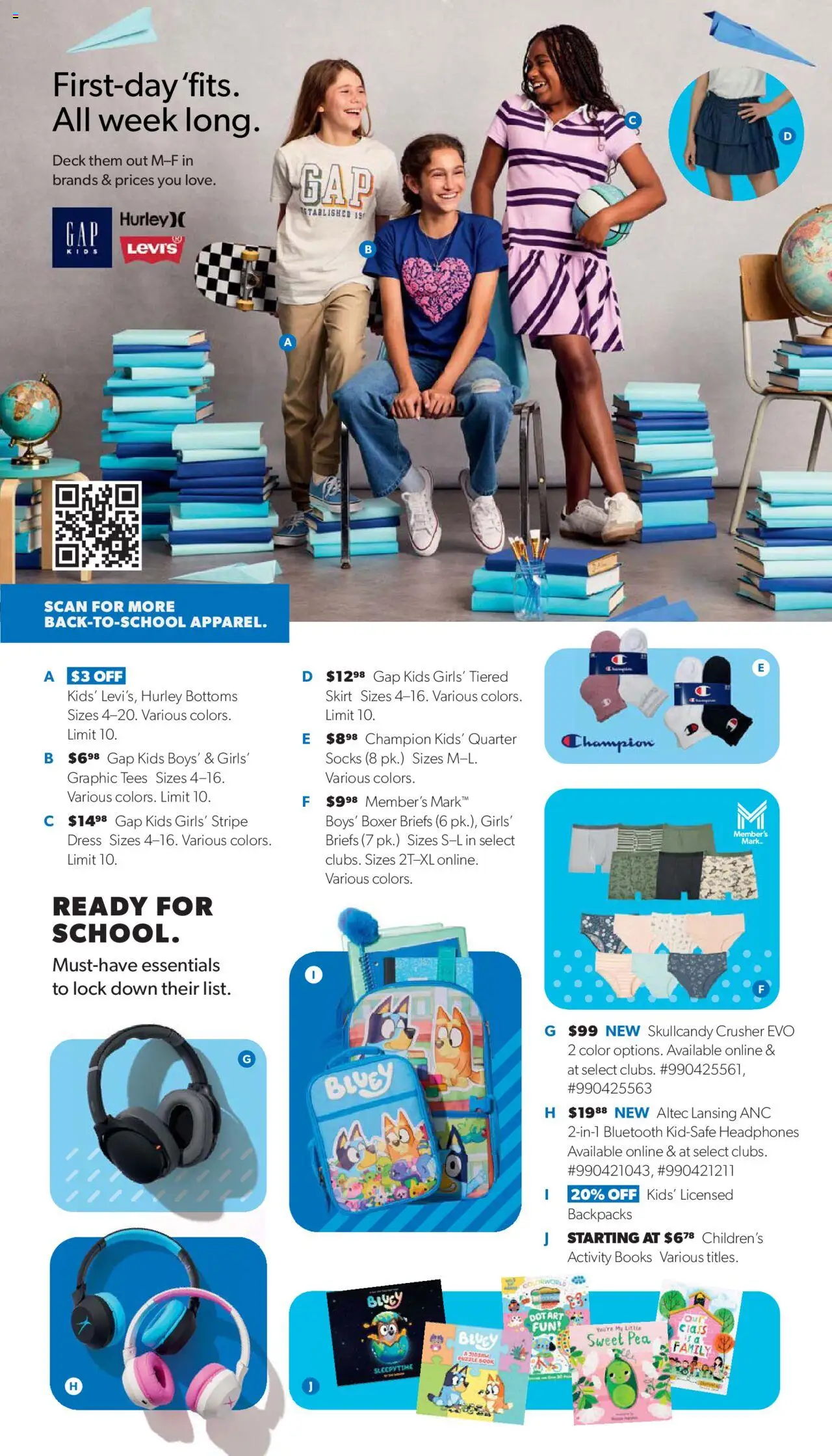 Sam's Club Instant Savings - valid from 23.07.2025 | Page: 35 | Products: Socks, Briefs, Pea, Dress