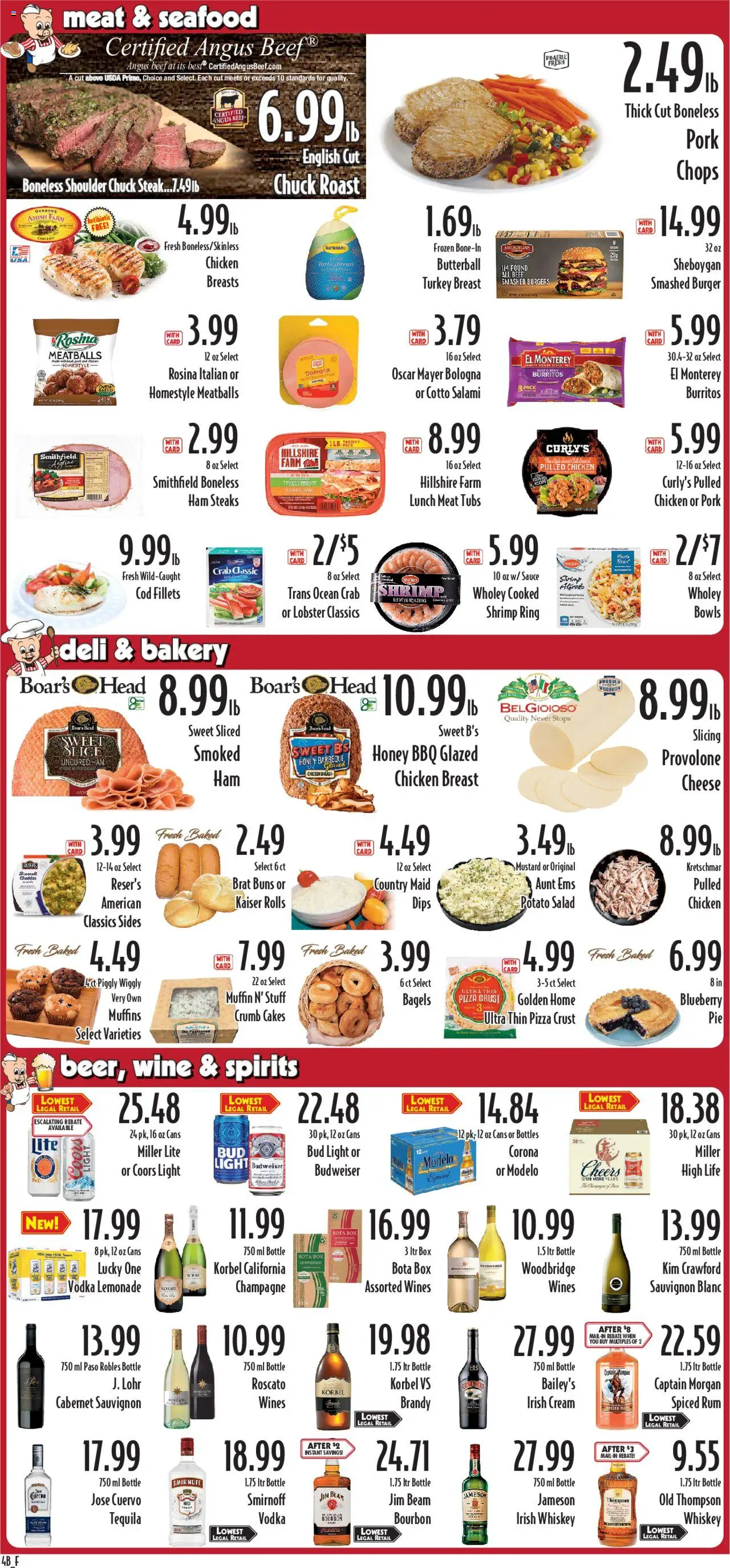 Piggly Wiggly Weekly Ad - WI - valid from 17.09.2025 | Page: 7 | Products: Salami, Beef, Bourbon, Sauce
