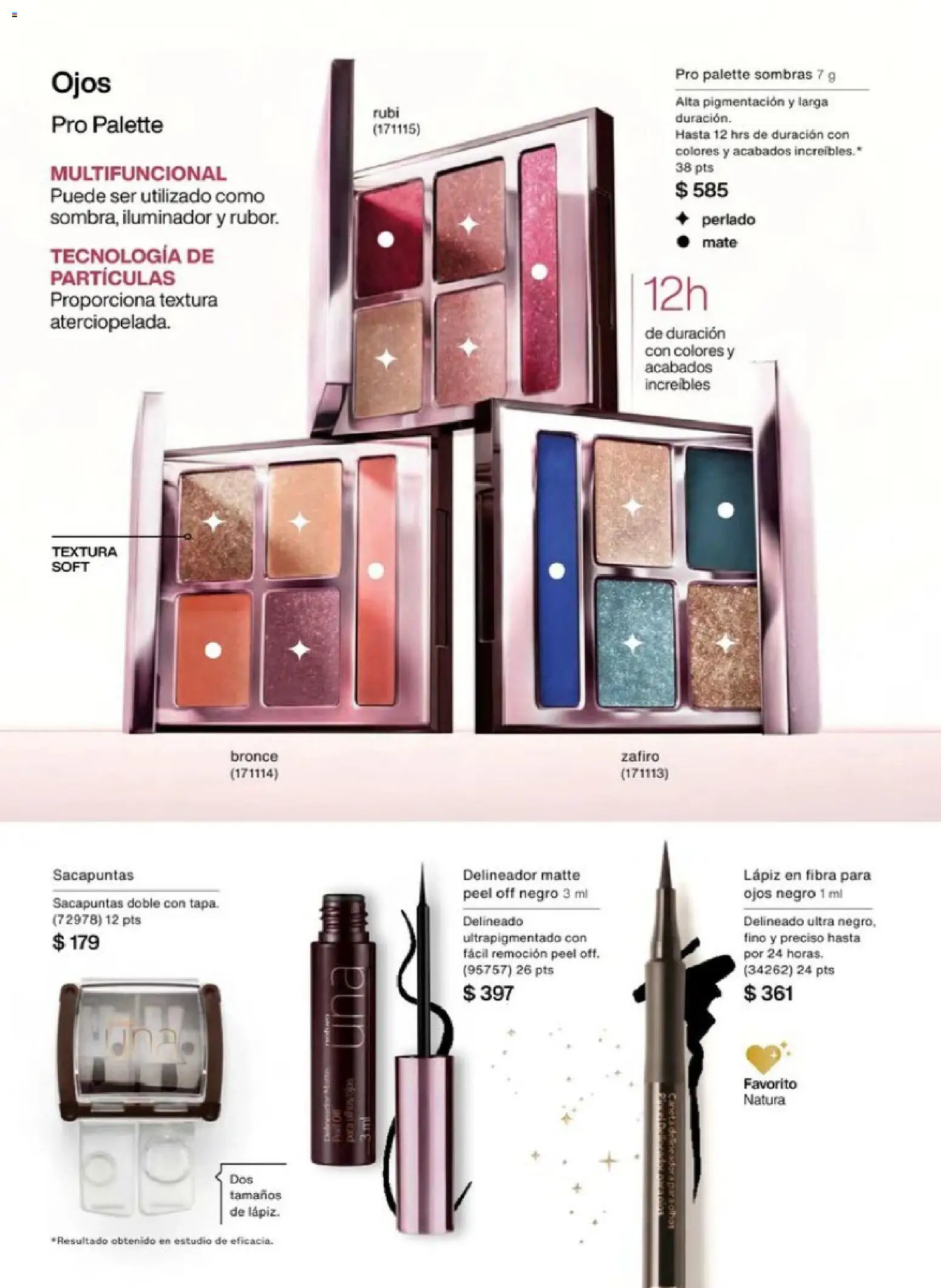 Nuevas ofertas de Natura válidas en toda la República Mexicana desde el 01.12.2025. ¡Encuentra las mejores ofertas en Natura campaña 18 2025! | Página: 81 | Productos: Sacapuntas, Iluminador, Mate, Delineador