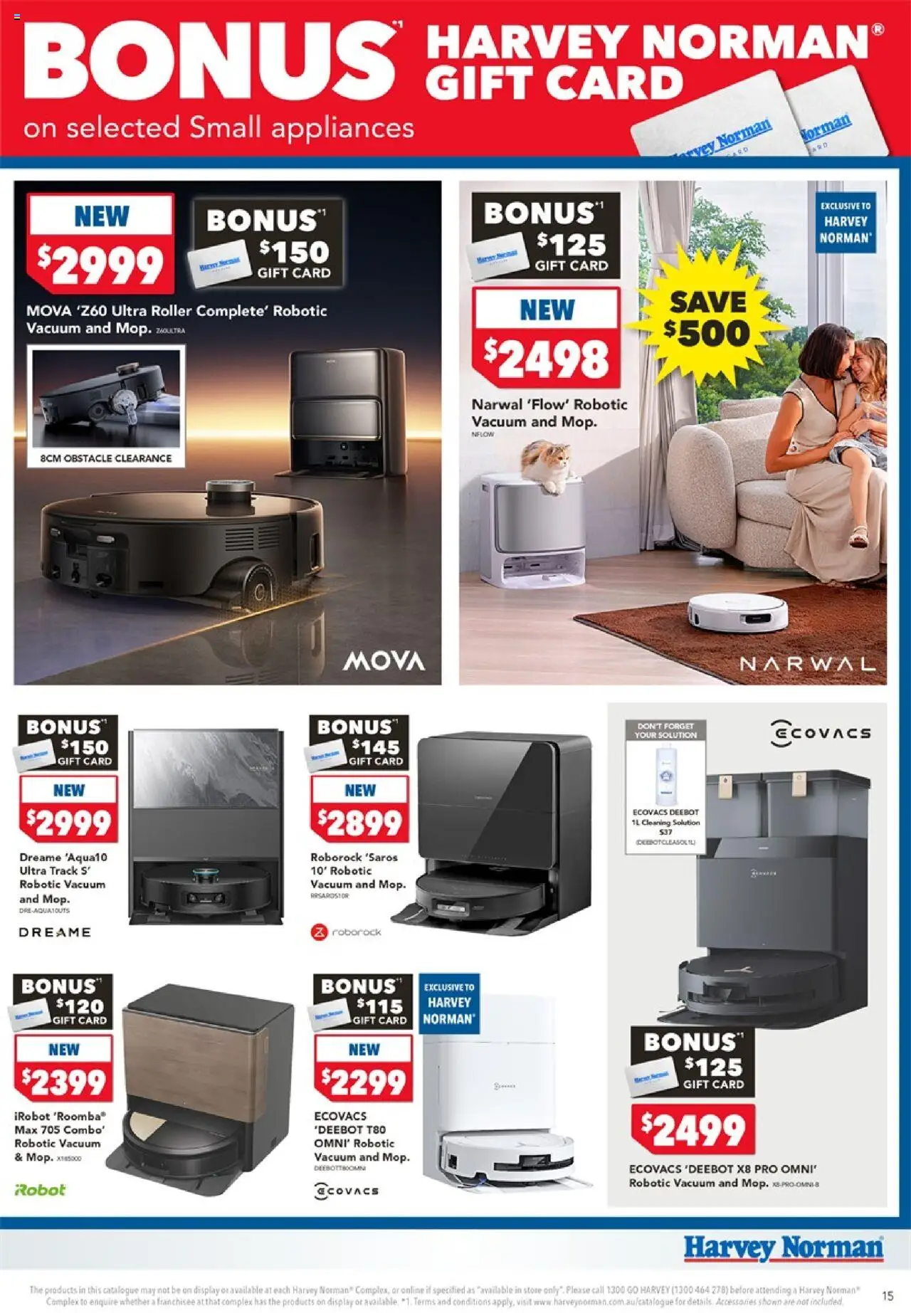 Harvey Norman catalogue - valid from 18.10.2025 | Page: 15 | Products: Accessories, Robot