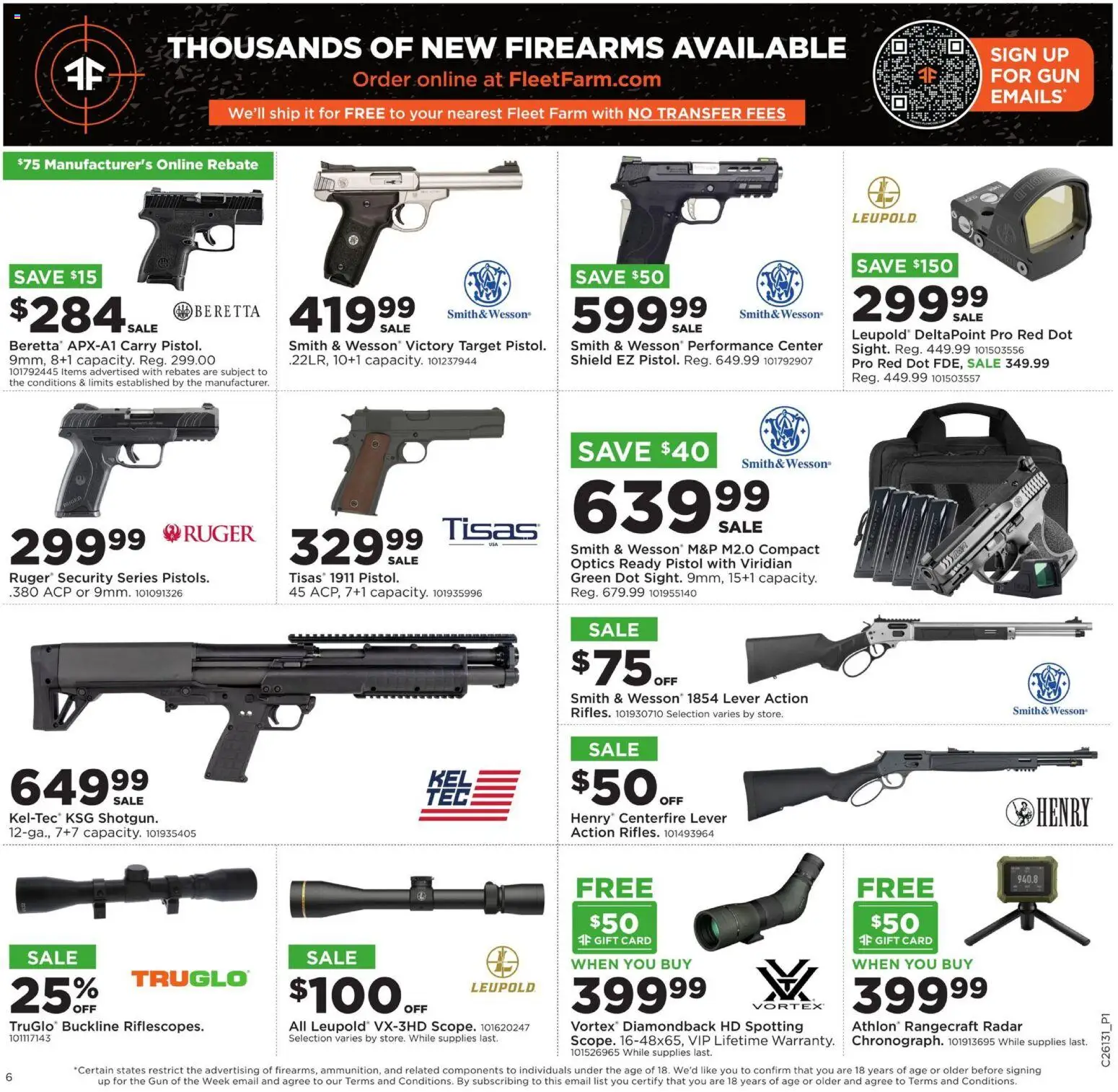 Mills Fleet Farm Weekly Ad - valid from 23.03.2026 | Page: 8 | Products: Gun