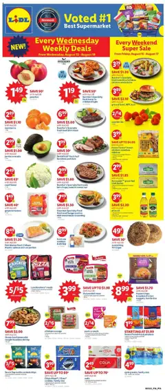 Preview of Lidl weekly ads valid from 13.08.2025