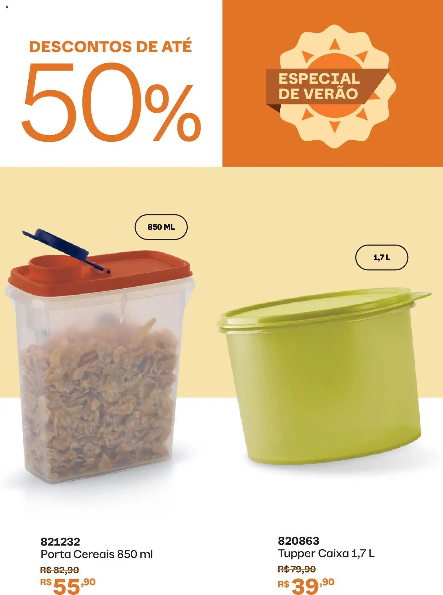 Tupperware Folheto - válido de 01.01.2026 | Página: 71 | Produtos: Porta, Caixa, Cereais