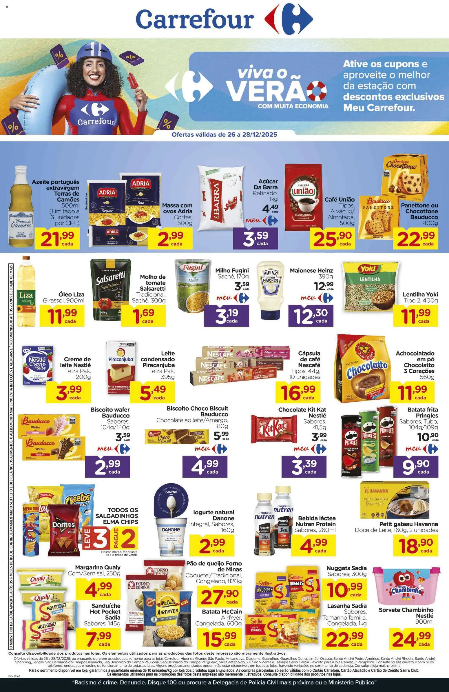 Carrefour Folheto - válido de 26.12.2025 | Página: 1 | Produtos: Forno, Biscoito, Creme, Maionese