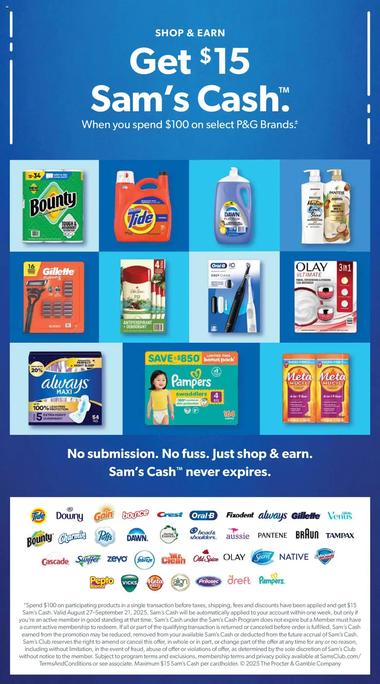 Sam's Club Instant Savings Book September - valid from 27.08.2025 | Page: 2 | Products: Deodorant, Antiperspirant, Sugar