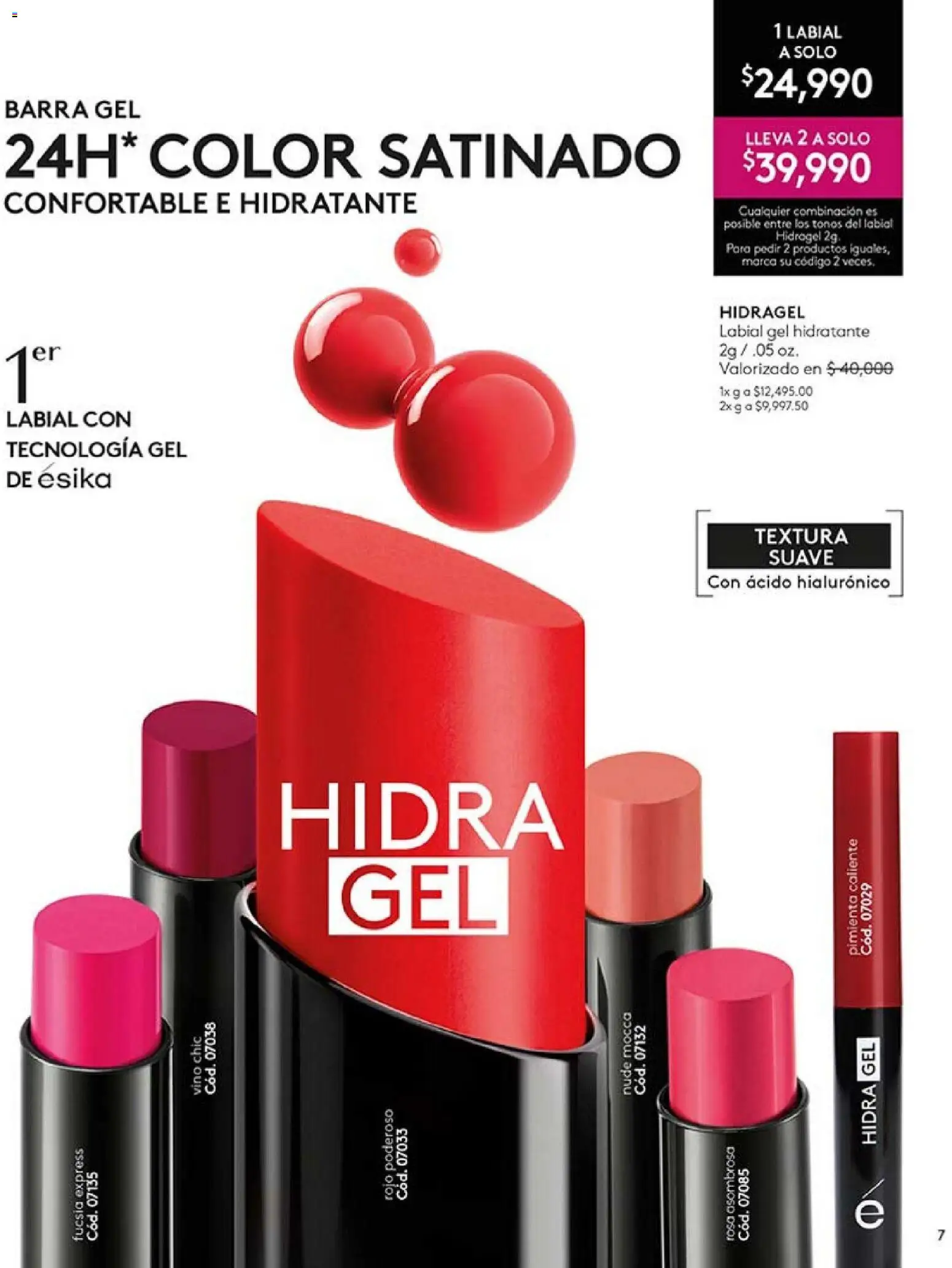 Ésika revista - valida desde el 01.04.2026 | Página: 7 | Productos: Pimienta, Combinación, Vino