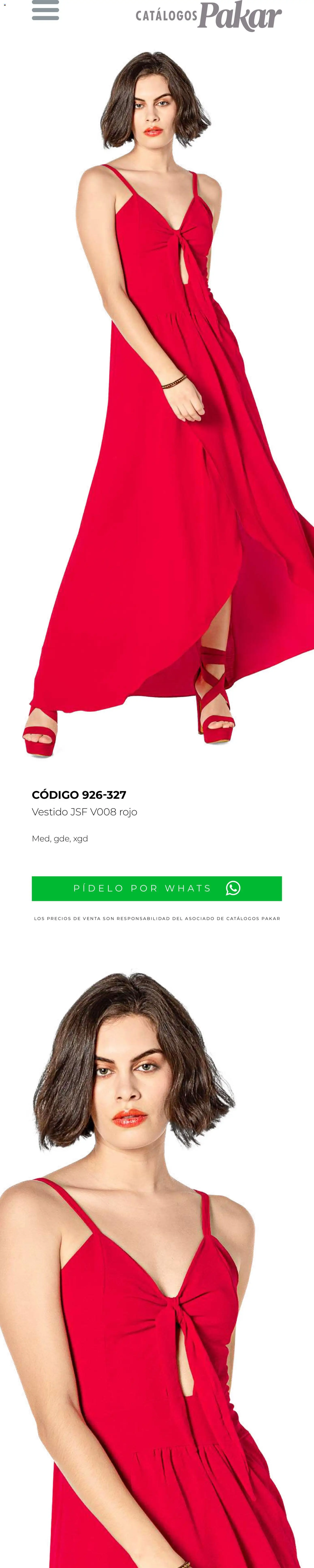 Nuevas ofertas de SC Pakar válidas en toda la República Mexicana desde el 21.11.2025. ¡Encuentra las mejores ofertas en SC Pakar catálogo Vámonos De Fiesta! | Página: 23 | Productos: Vestido